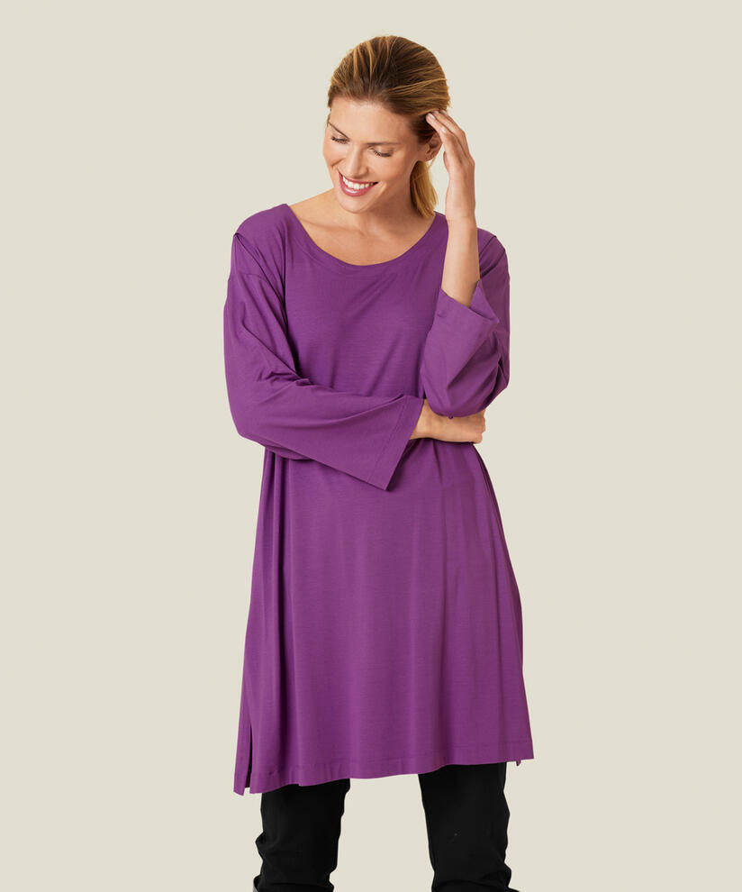 1004852 MaGiovana Jersey Tunic - Sunset Purple