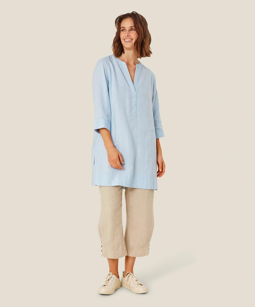 1007443 MaPenna Linen Trousers - Natural