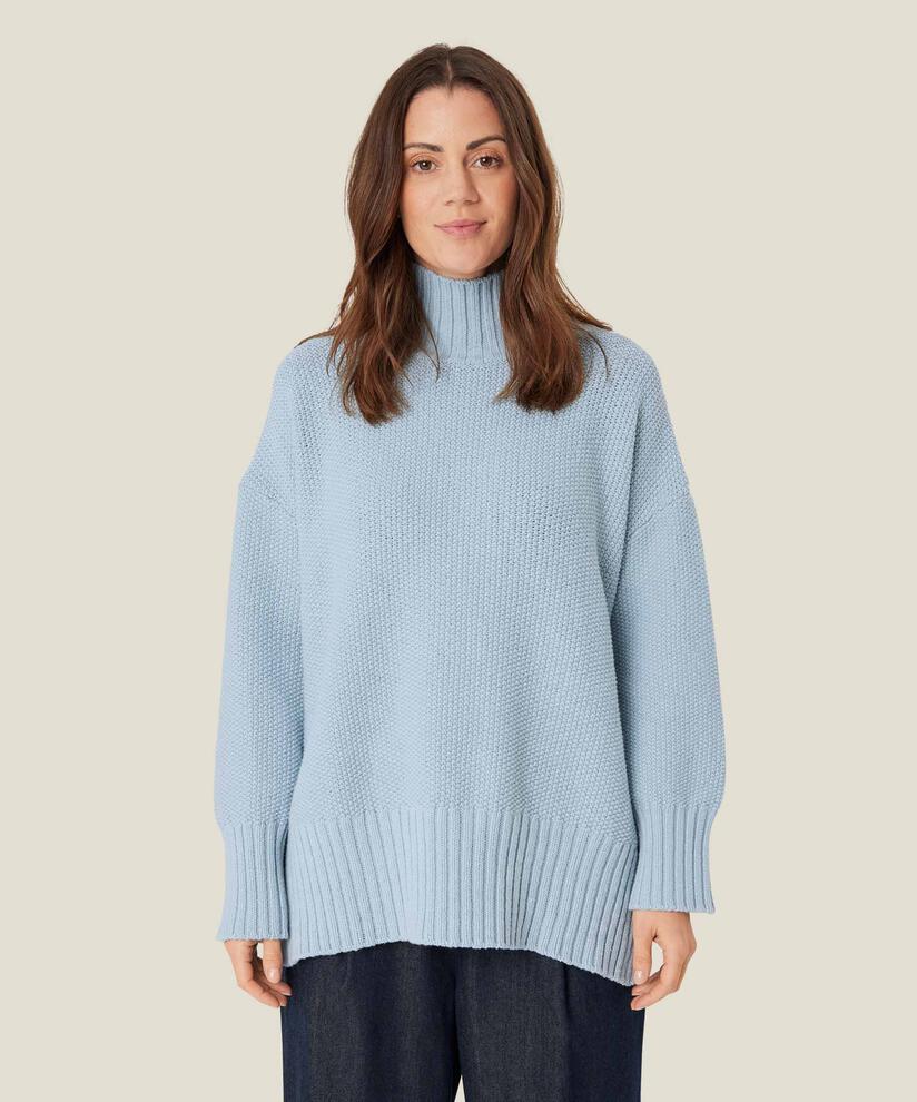 1009471 MaFryda Top - Blue Fog