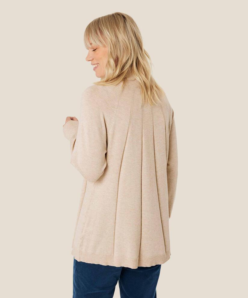 1009549 Pull MaFunse - Mélange Beige Clair