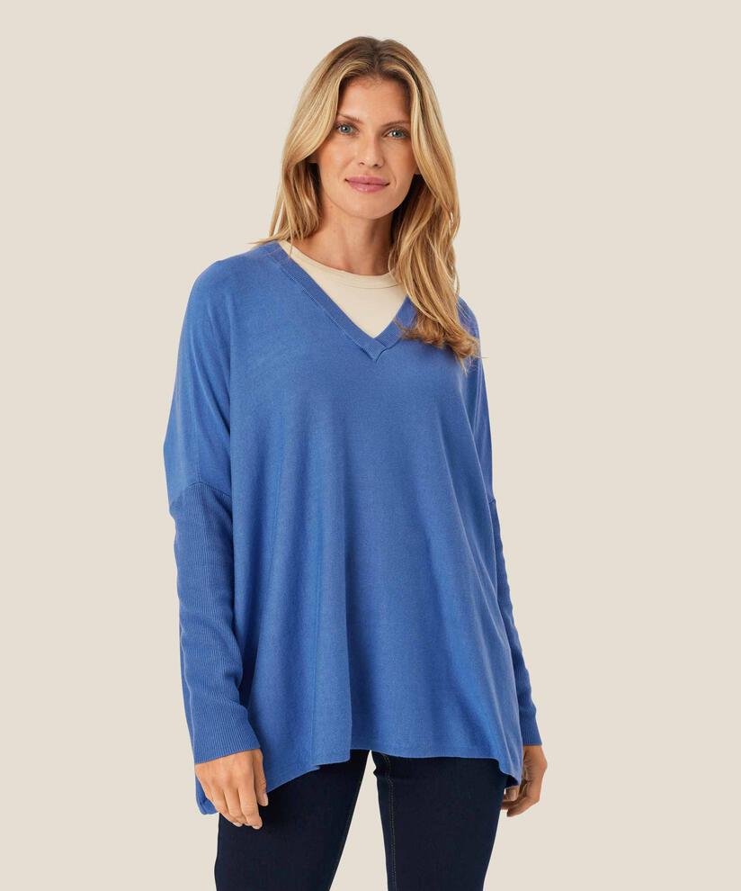 1009888 MaFronia Top - Federal Blue