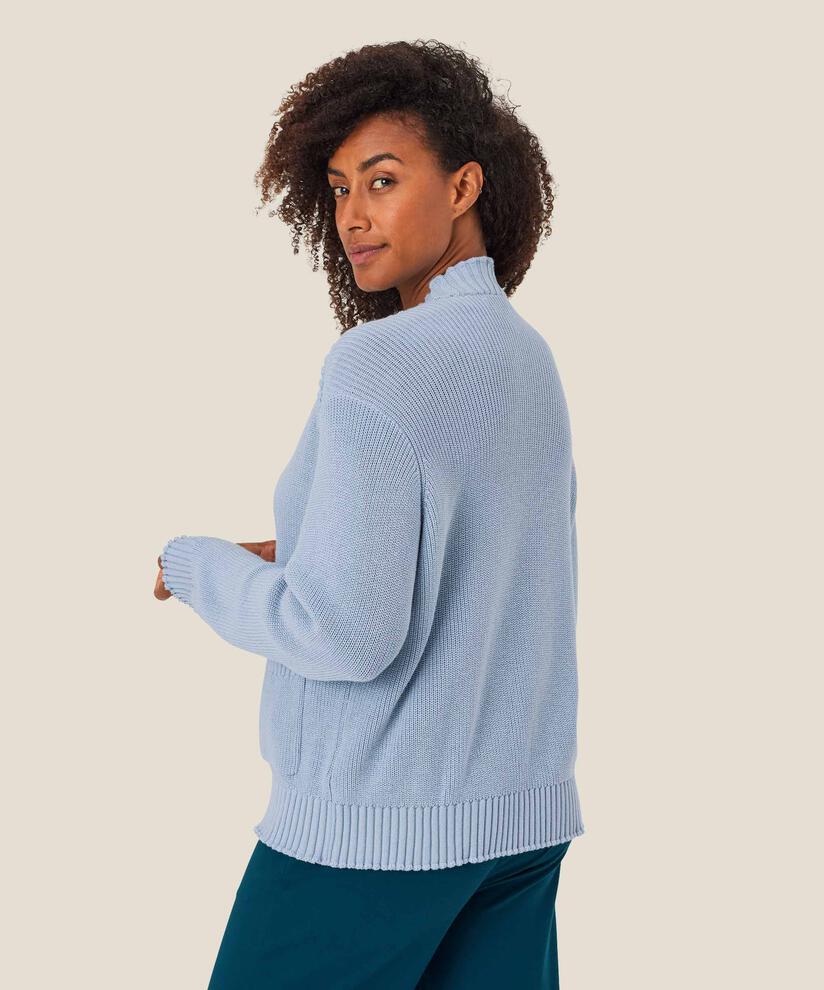 1009987 MaLandon Cardigan - Blue Fog