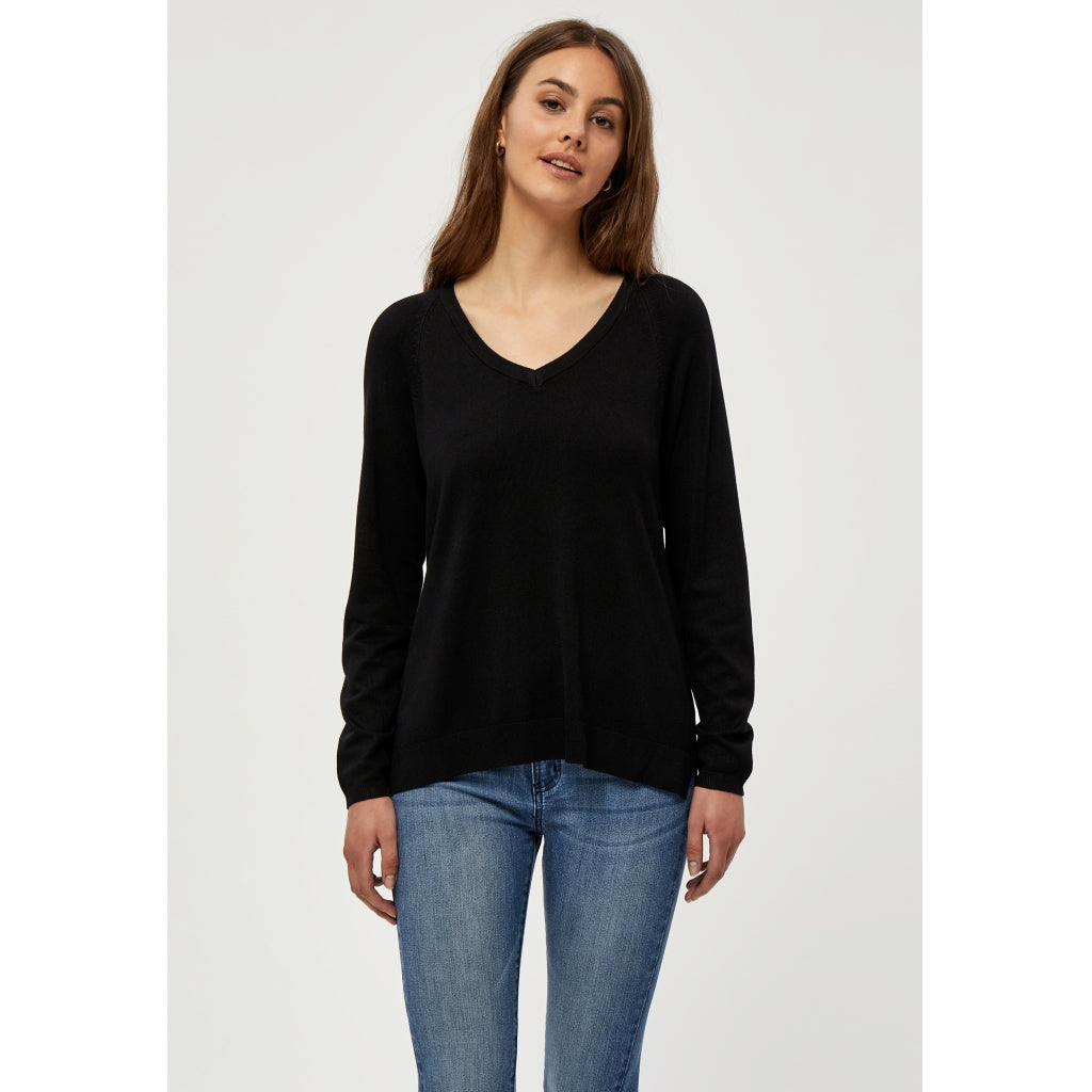 PC1250 Tana V-Neck Sweater -  Black