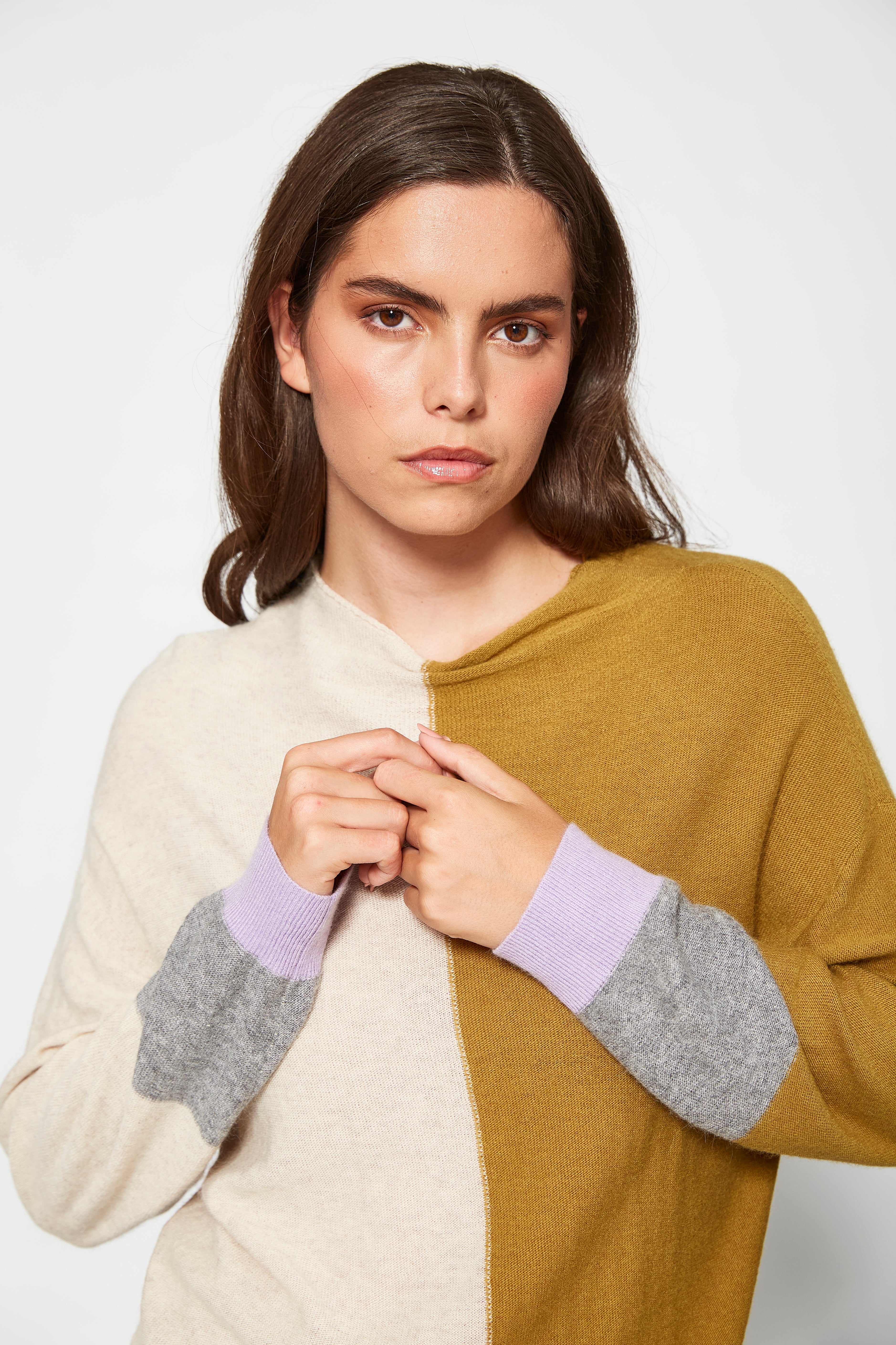 Pull 35043662 - Gris bloc