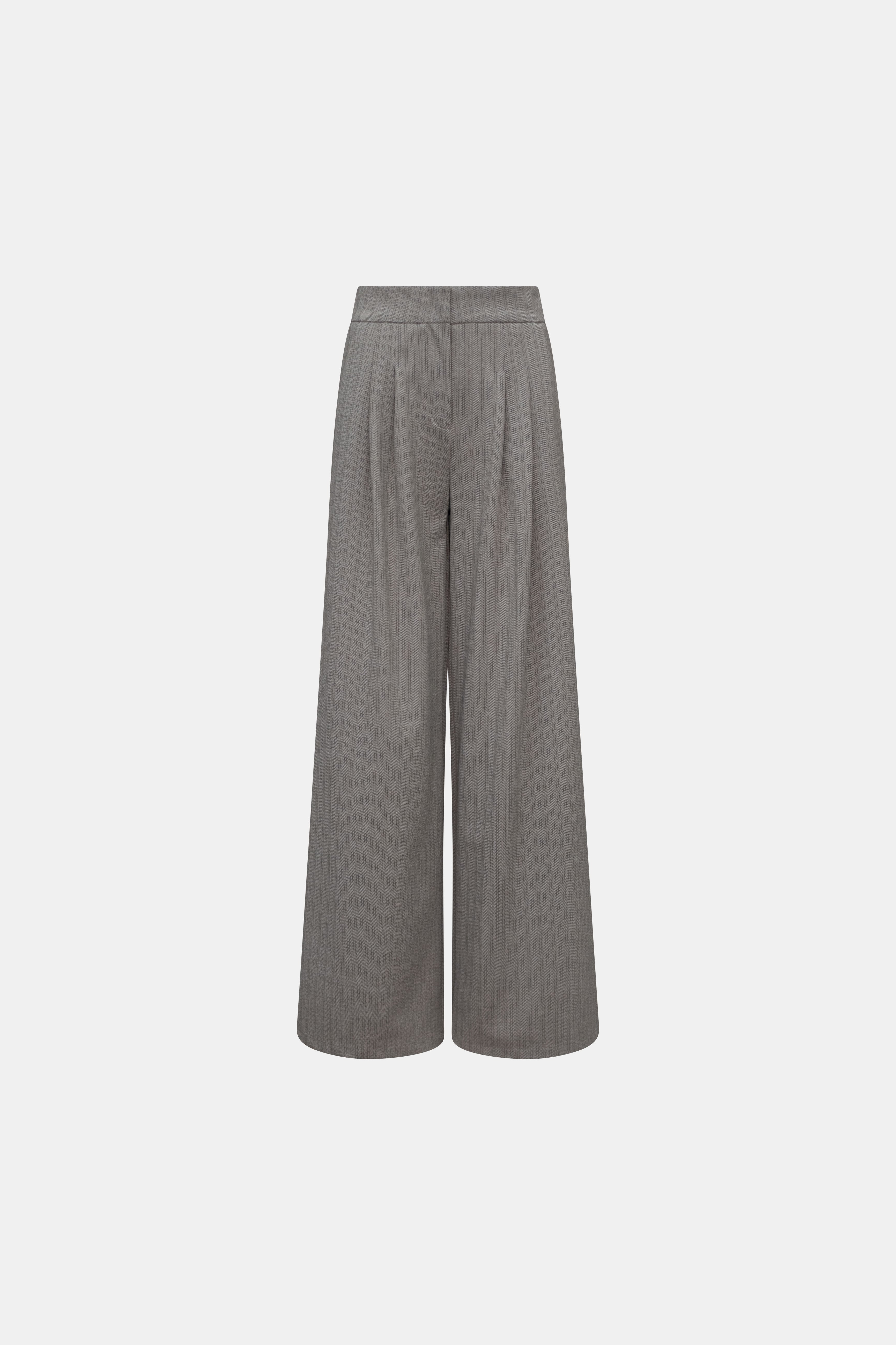 37303504 Trousers - Sand Cheviot