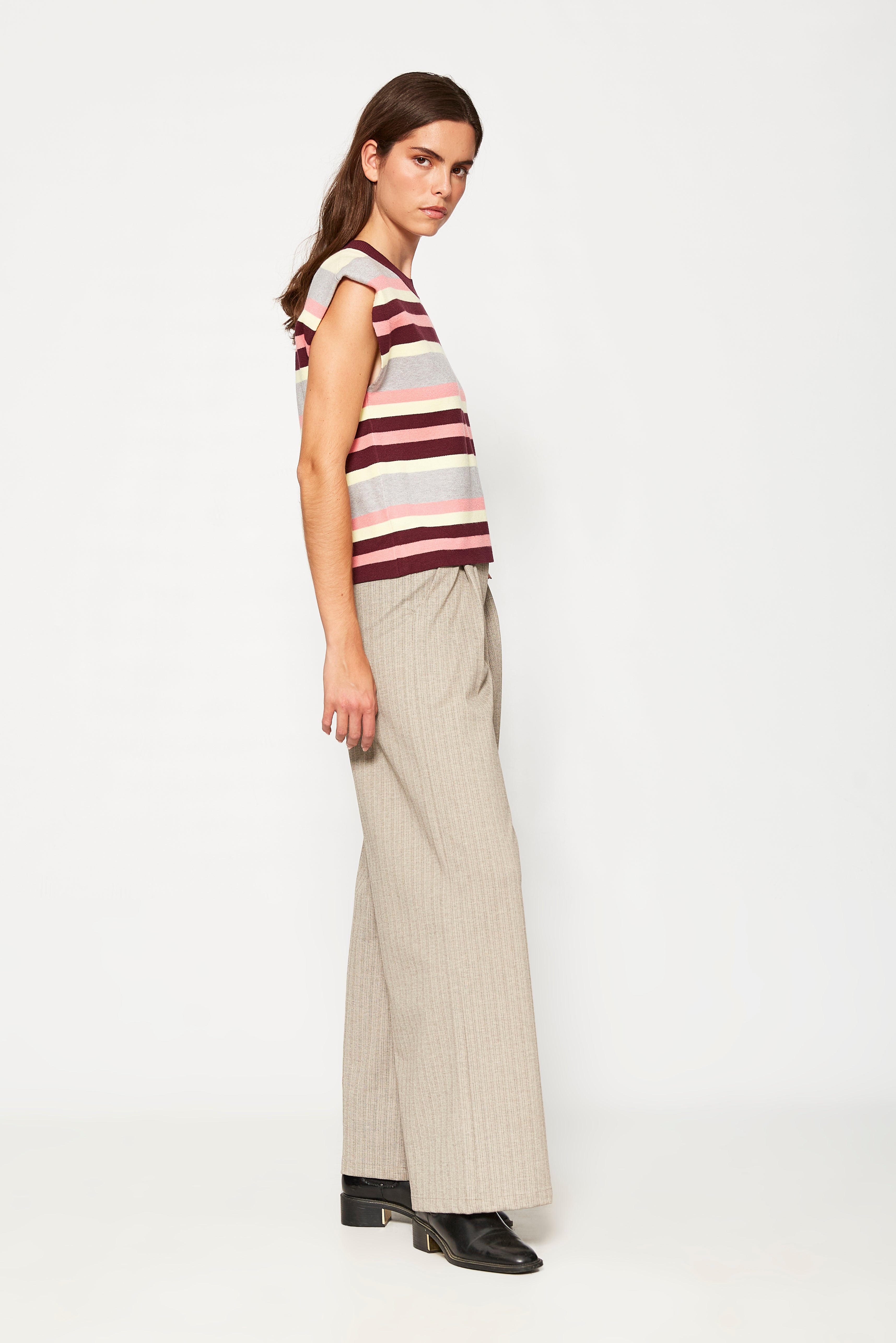 37303504 Trousers - Sand Cheviot