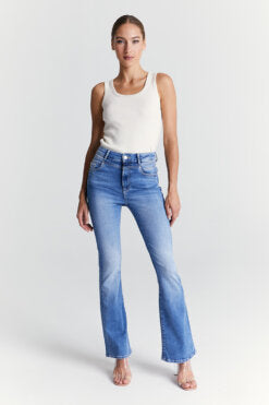 Matilda - Pantalon - Bleu Moyen - L30