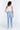 Daisy Mid Waist Mom Jean - Light Blue Print L28