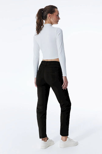 Ella Pant -Black Coated - L01 – Sandwich Fashion Canada