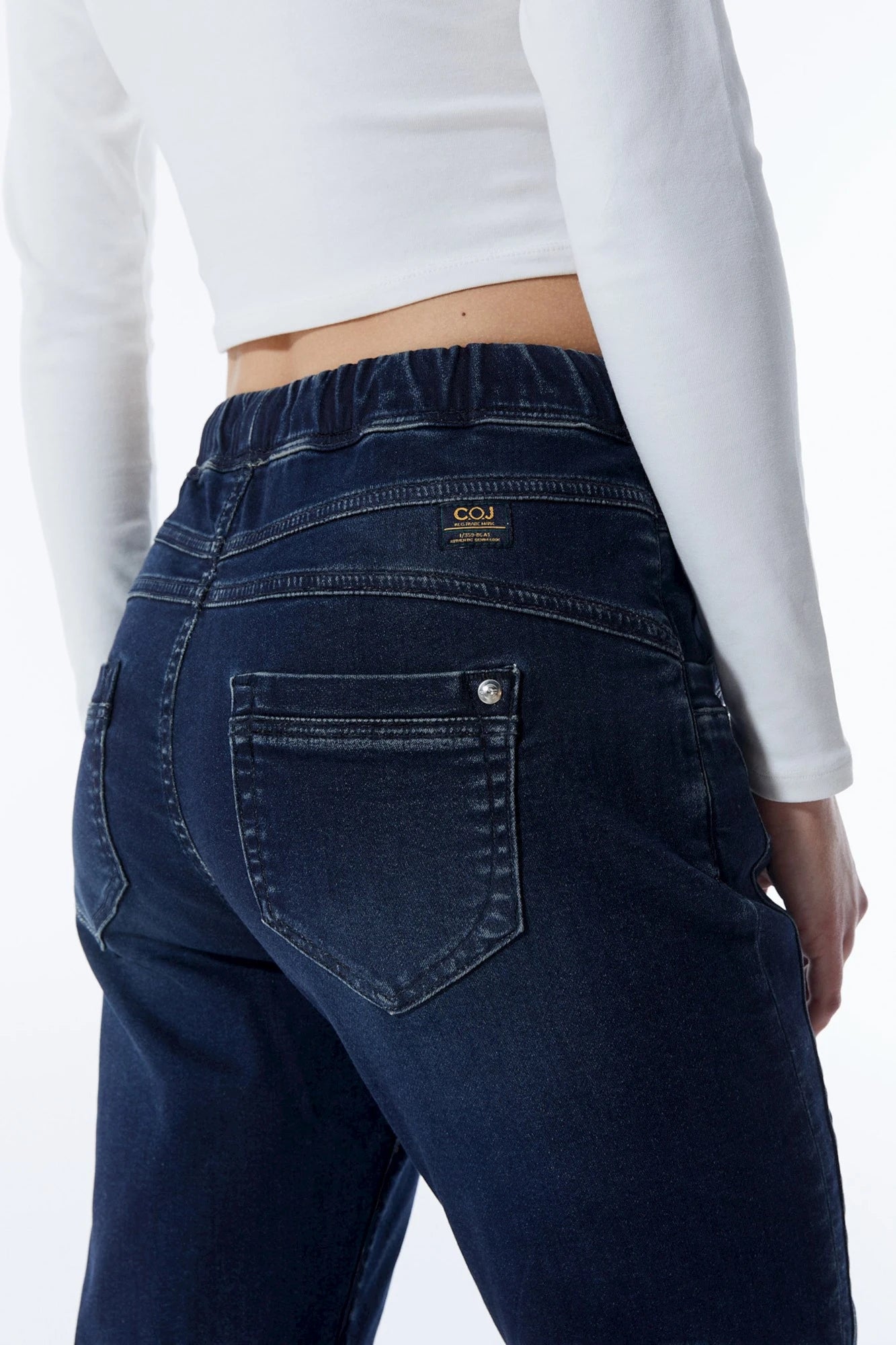 Pantalon Ella Jogger - Denim Bleu Foncé - L02