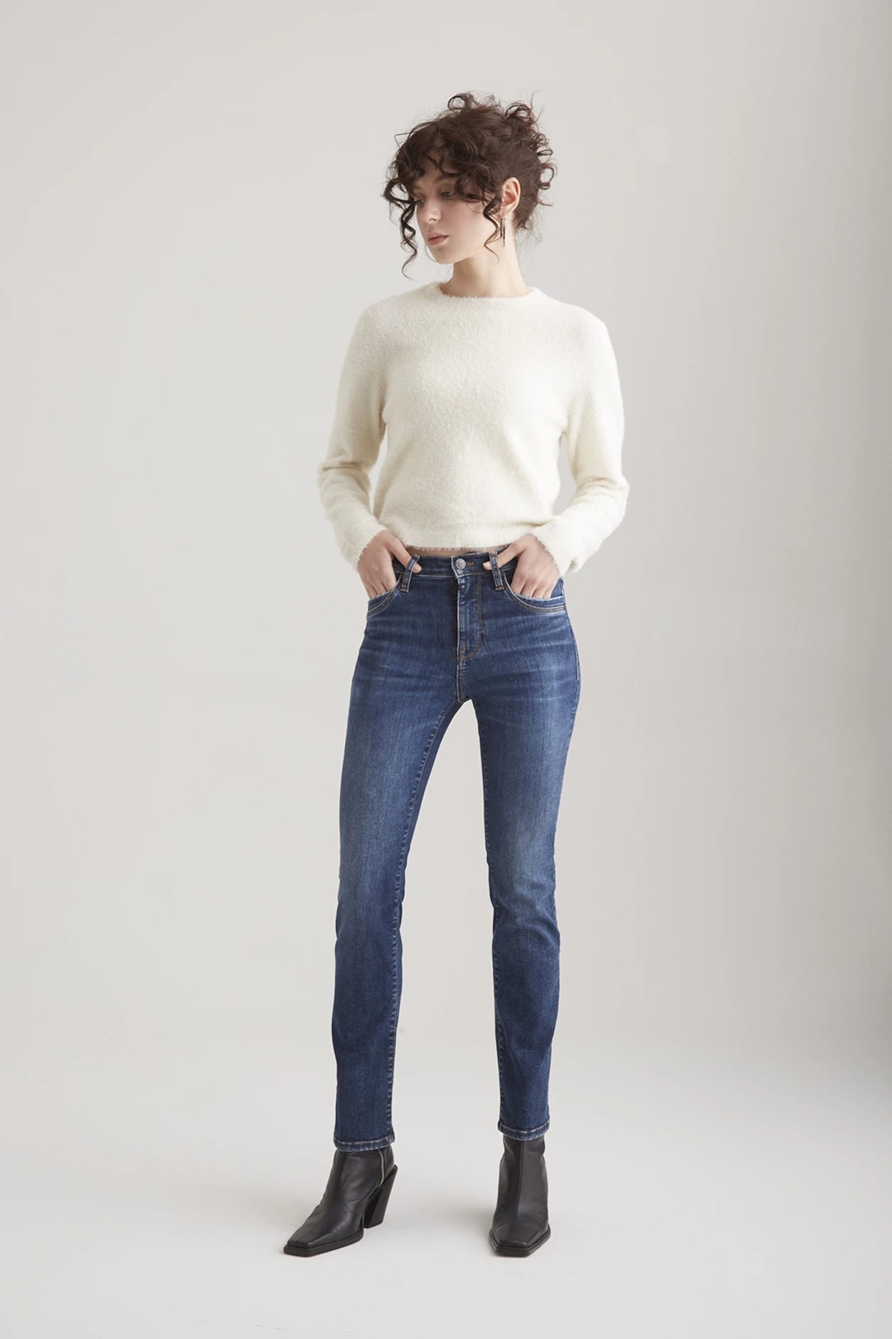 Hannah - Pantalon - Bleu Vrai - L30