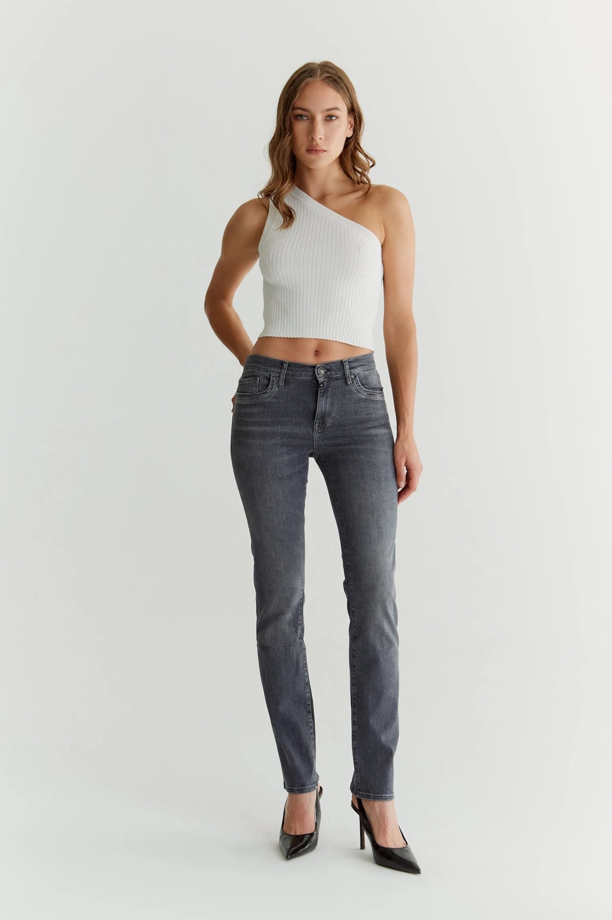 Hannah - Pantalon - Gris Fumé - L30