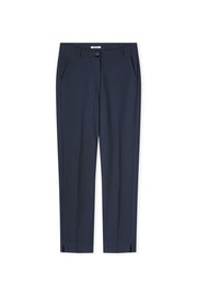 Structured Jersey Trousers - Deep Blue
