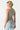 Liv Metallic Tank Top - Light Silver