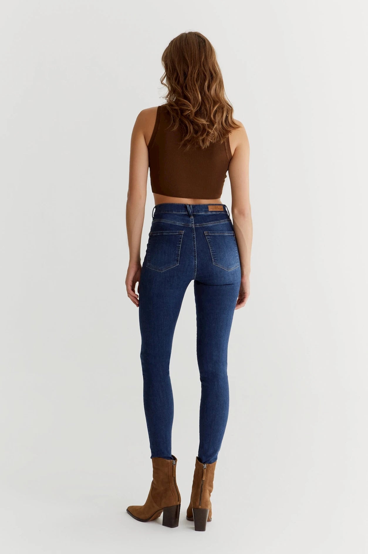 Lisa Skinny Denim Jeans - Dark Blue L30