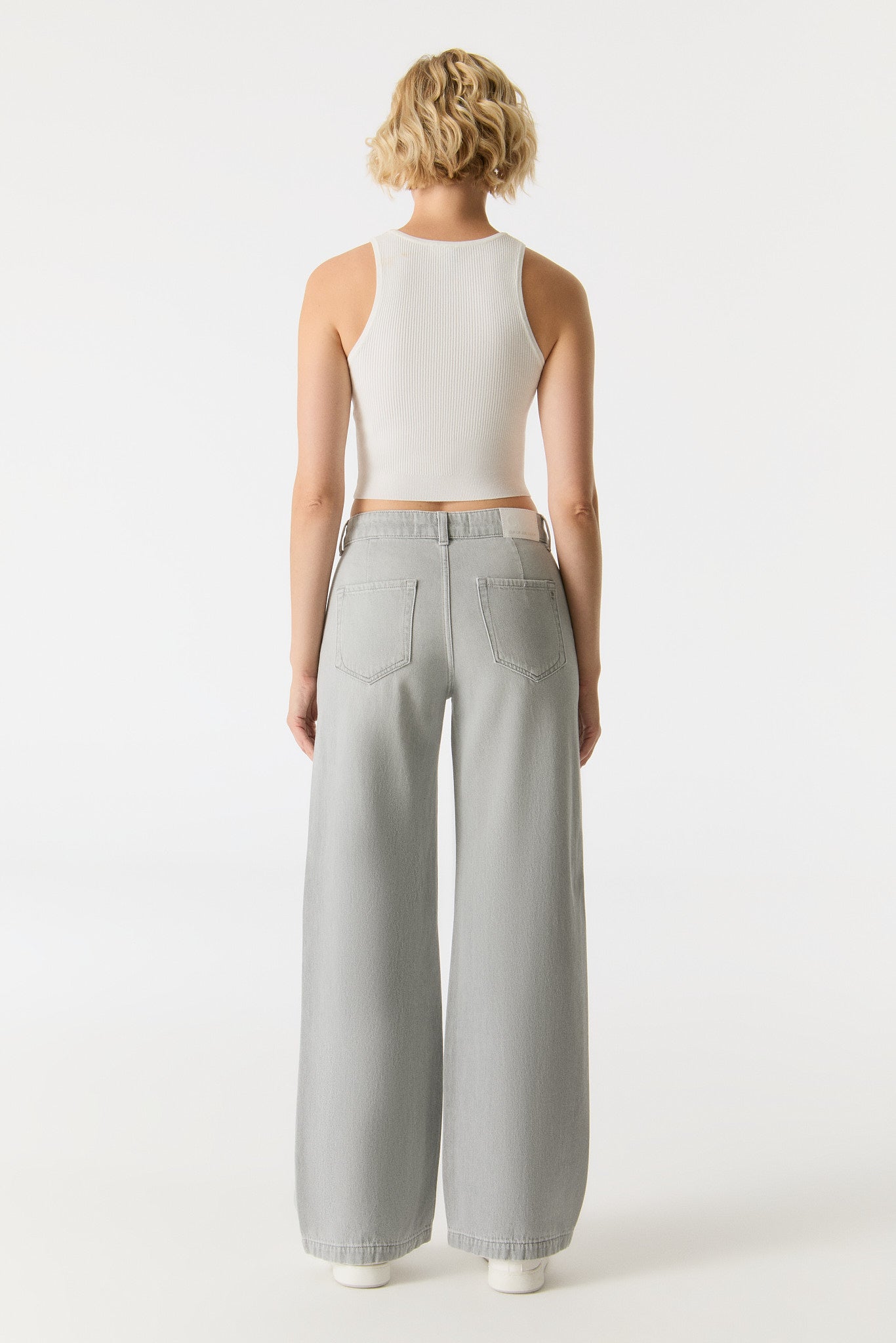 Maxine Low Waist Wide Leg Pant - Dark Beige L30
