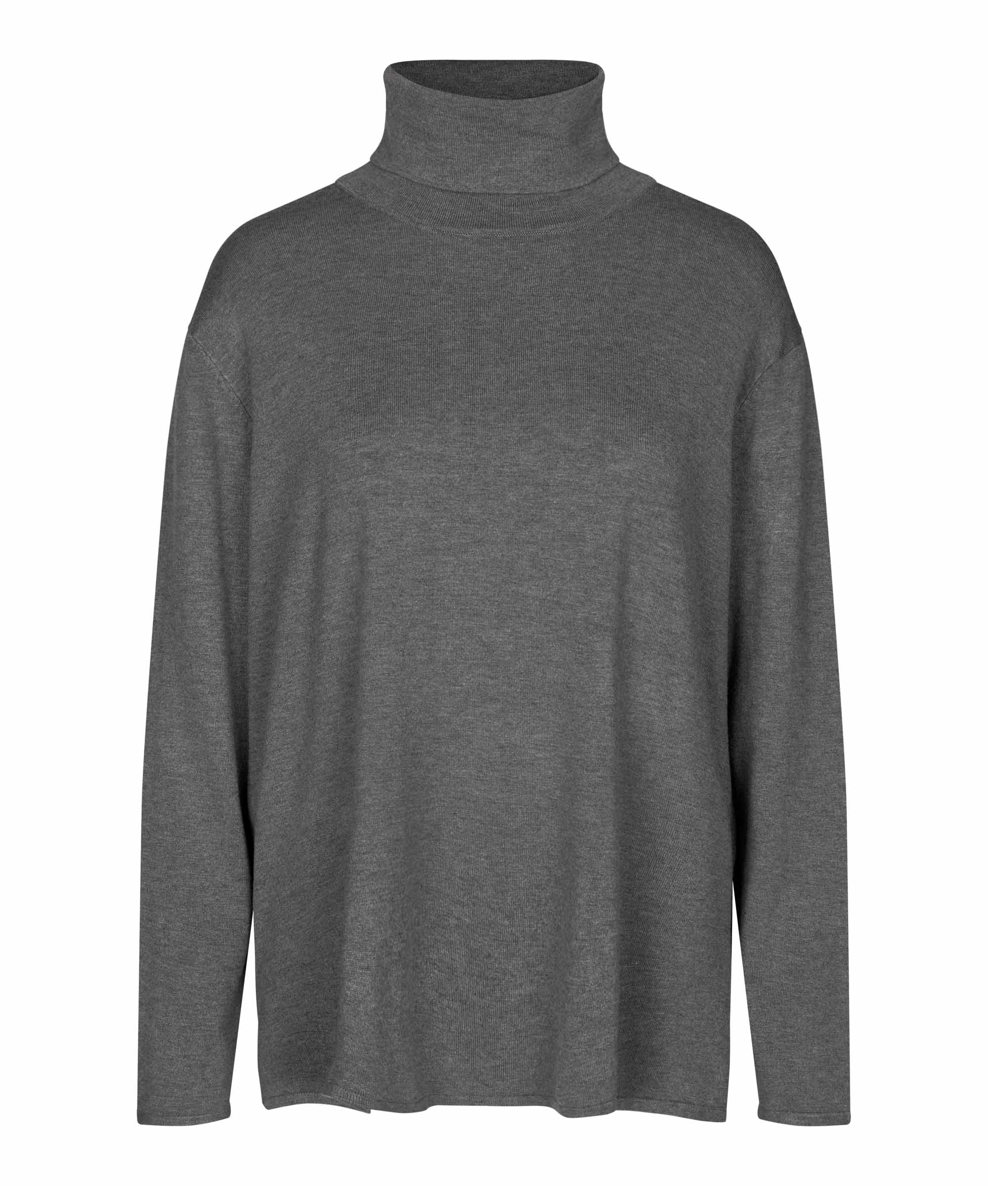 1006340 MaFlikka Sweater - Medium Grey Melange