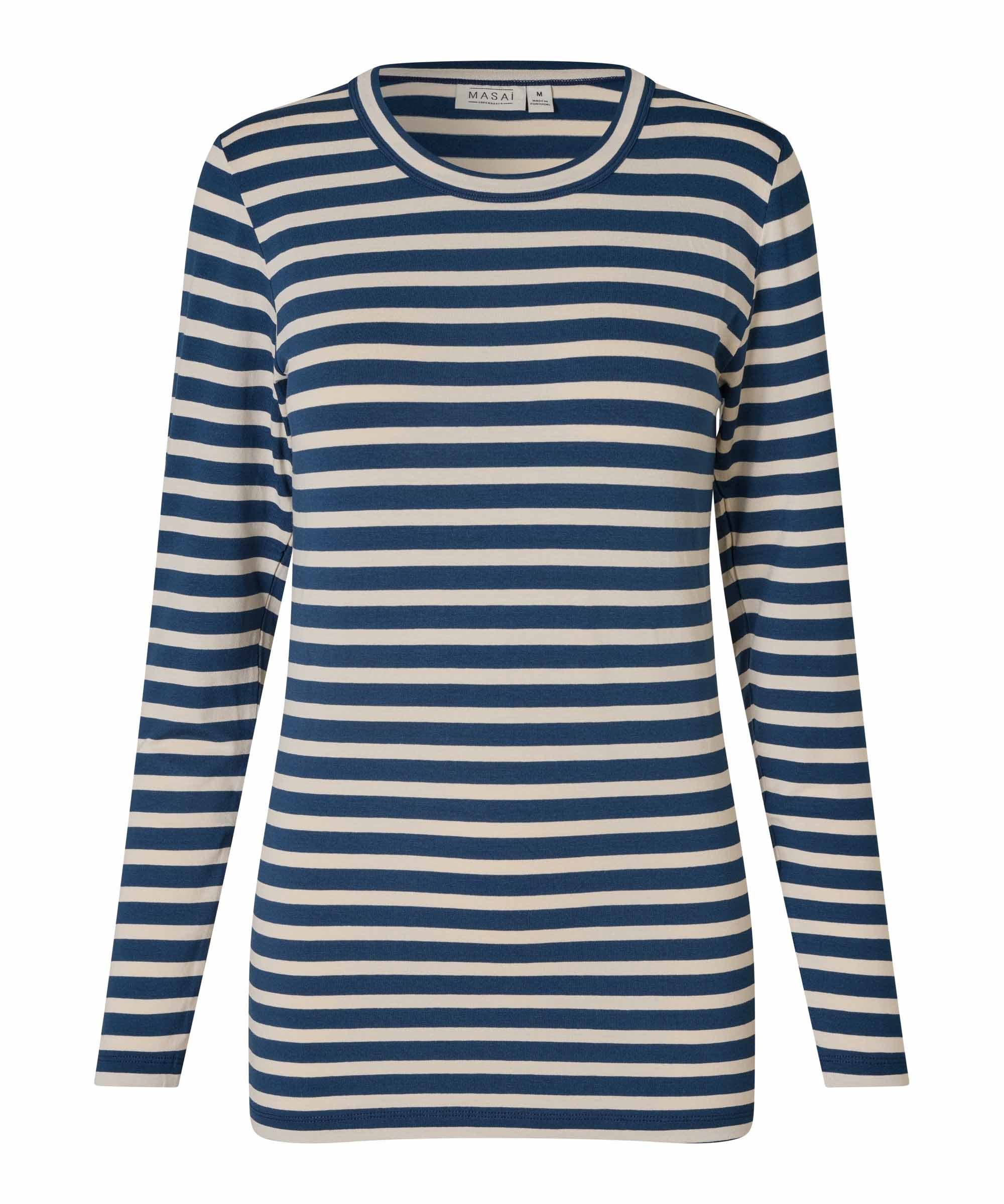 1009831 MaDoritla Striped Top - Moonlit Ocean