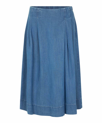 1008665 MaPridse Trousers -  Light Blue Denim