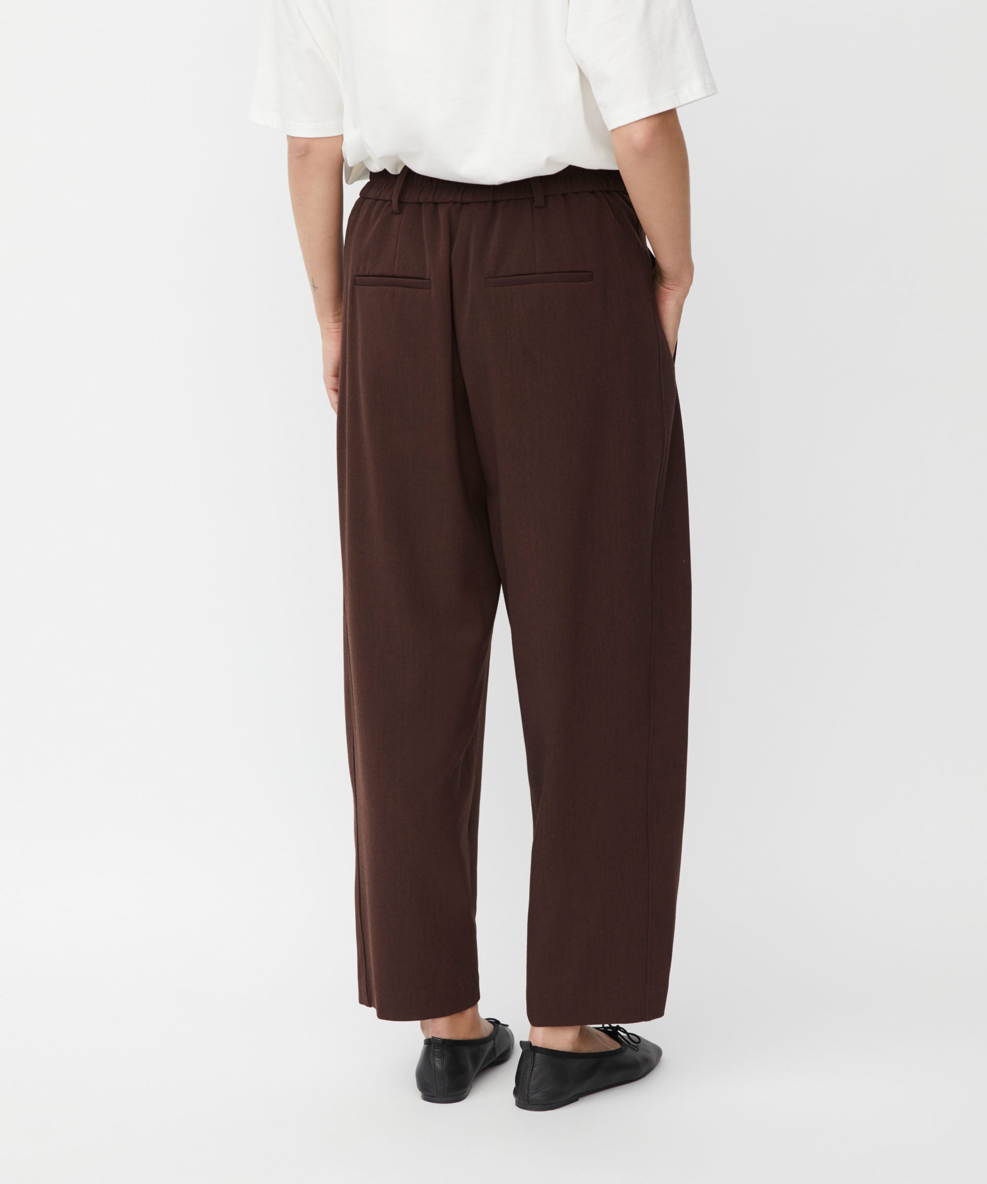 1008671 MaPunna Trousers - Shaved Chocolate