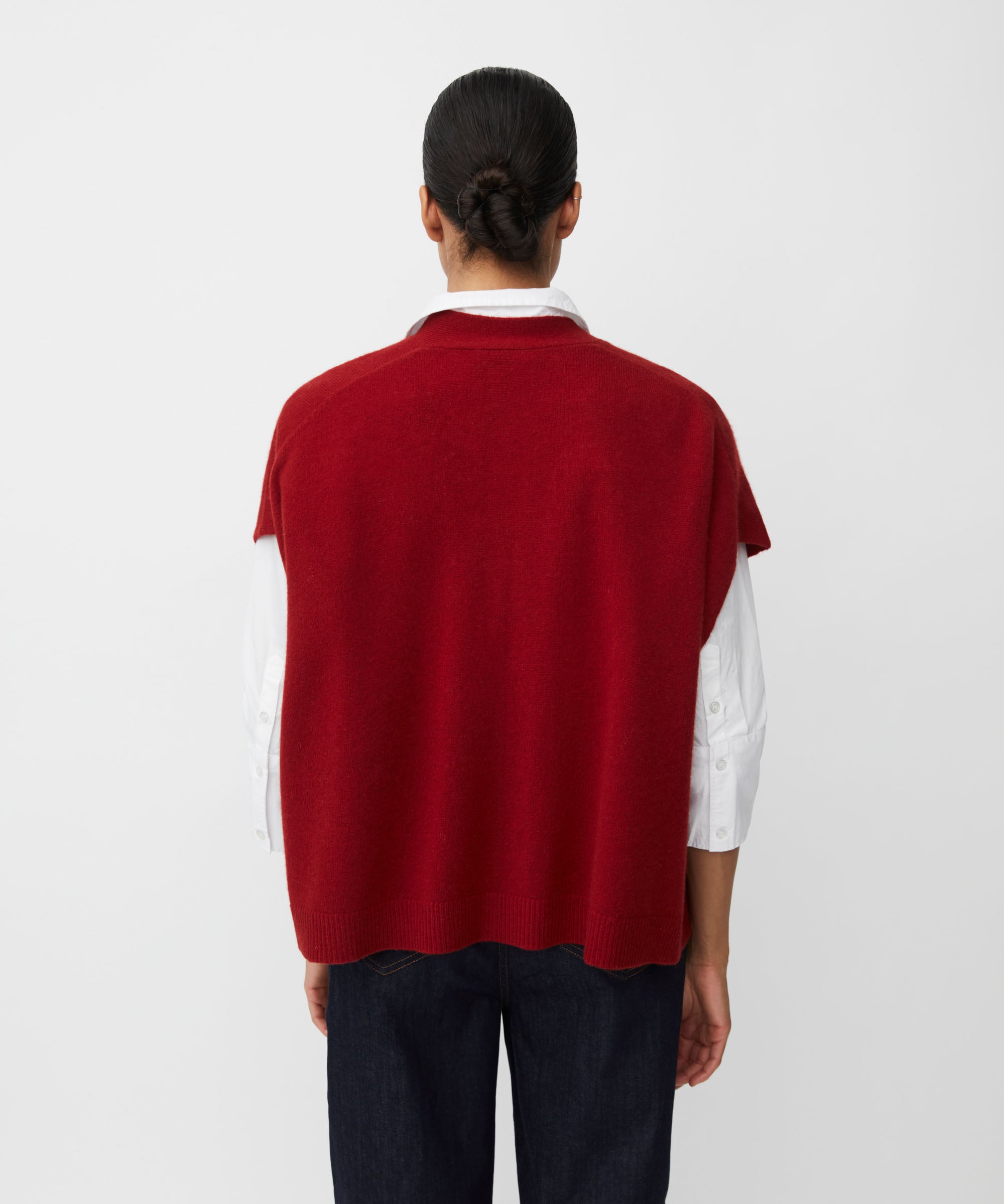 1011128 MaLucanne Vest - Navy Blazer