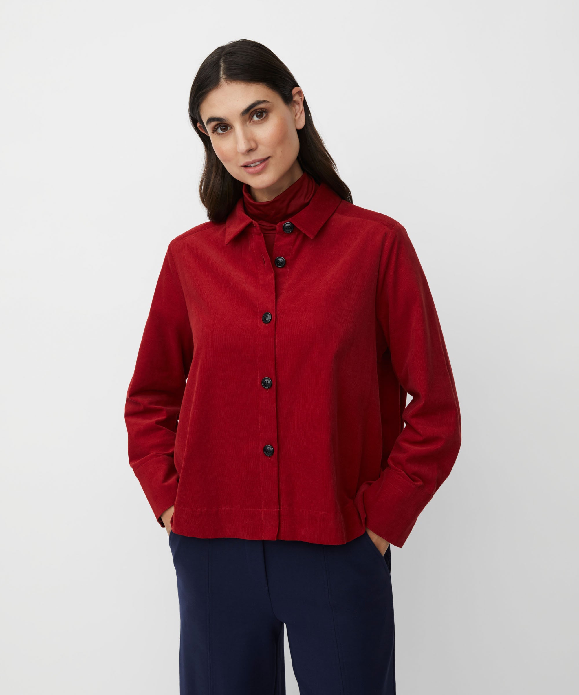 1011140 MaIowa Shirt - Red Dahlia