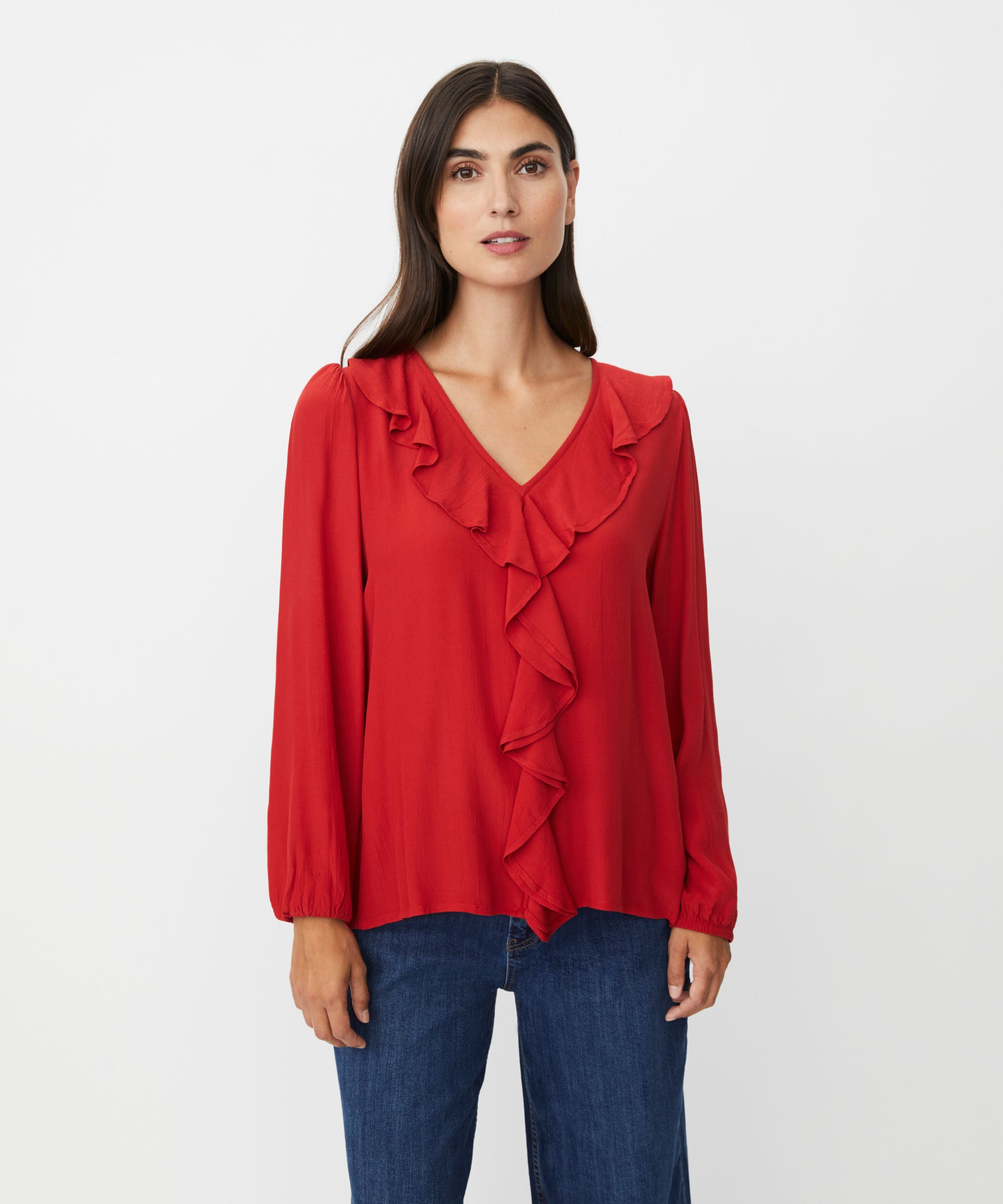 1011649 MaBeauna Top - Scarlet Sage
