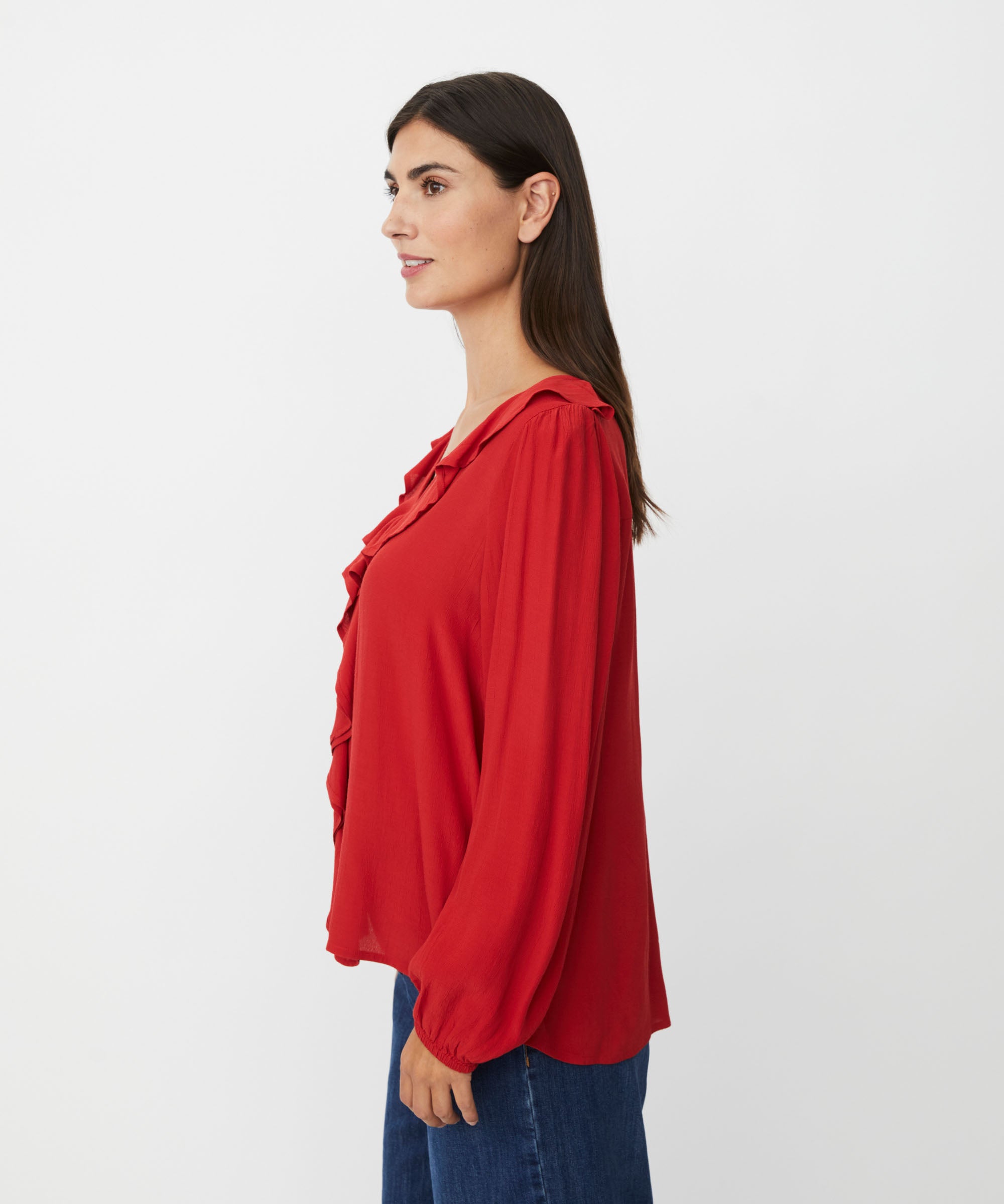 1011649 MaBeauna Top - Scarlet Sage