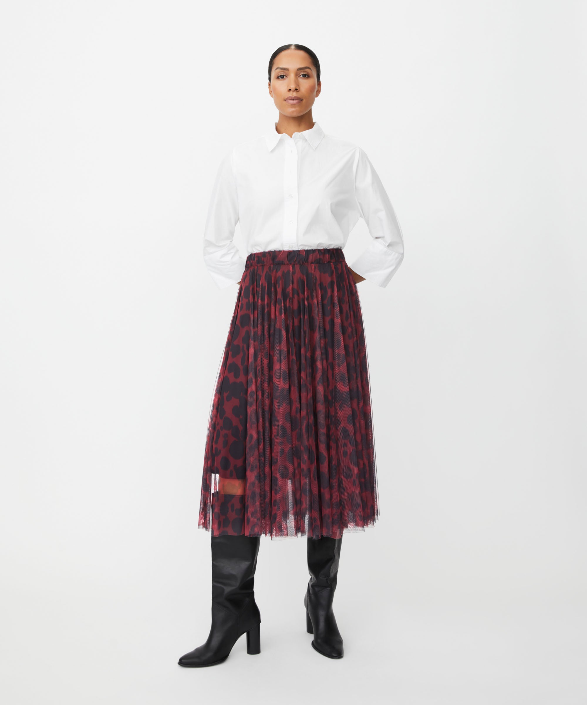 1011636 MaScarlet Skirt - Tawny Port