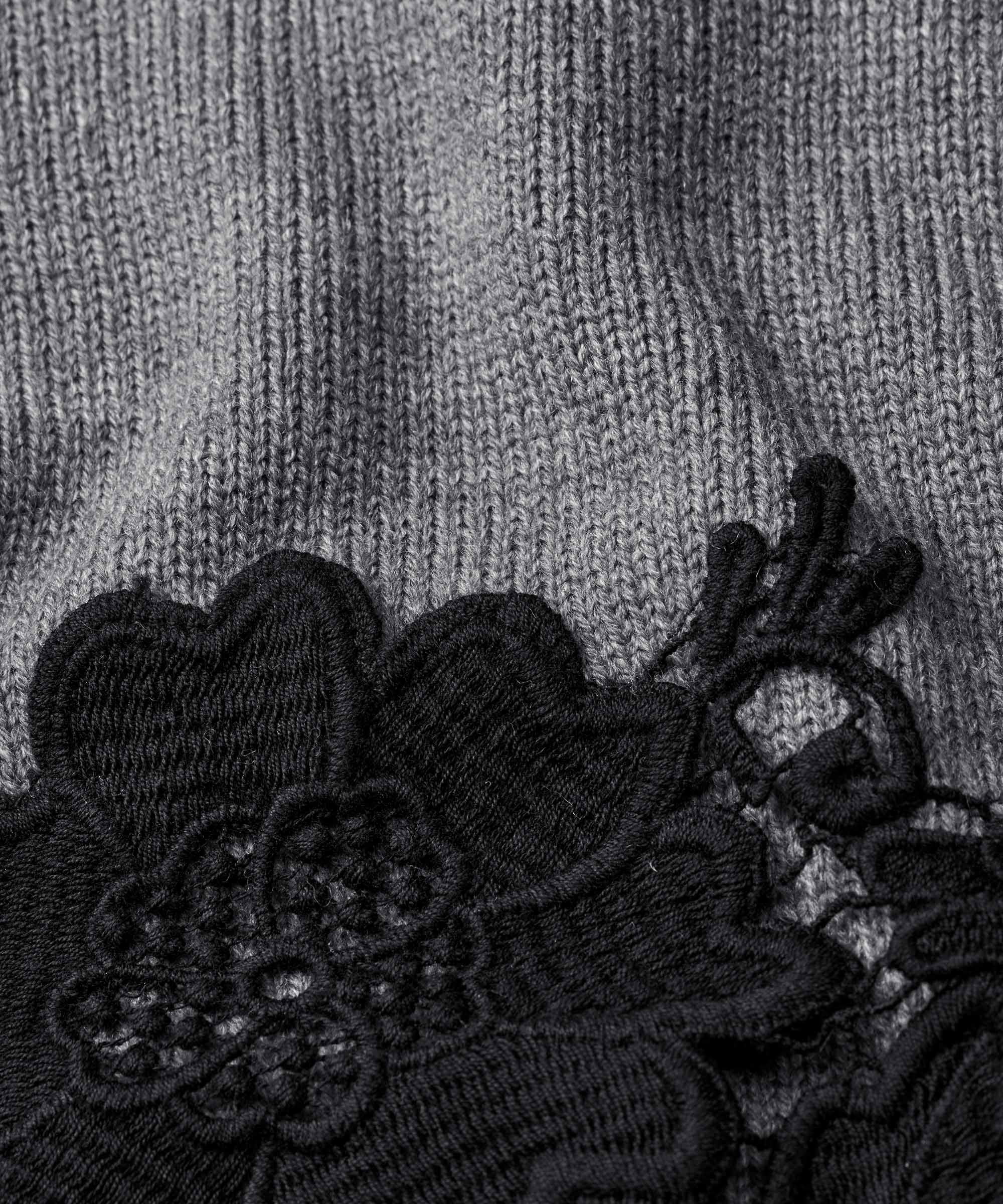 1011595 MaFalivra Sweater - Medium Grey Melange