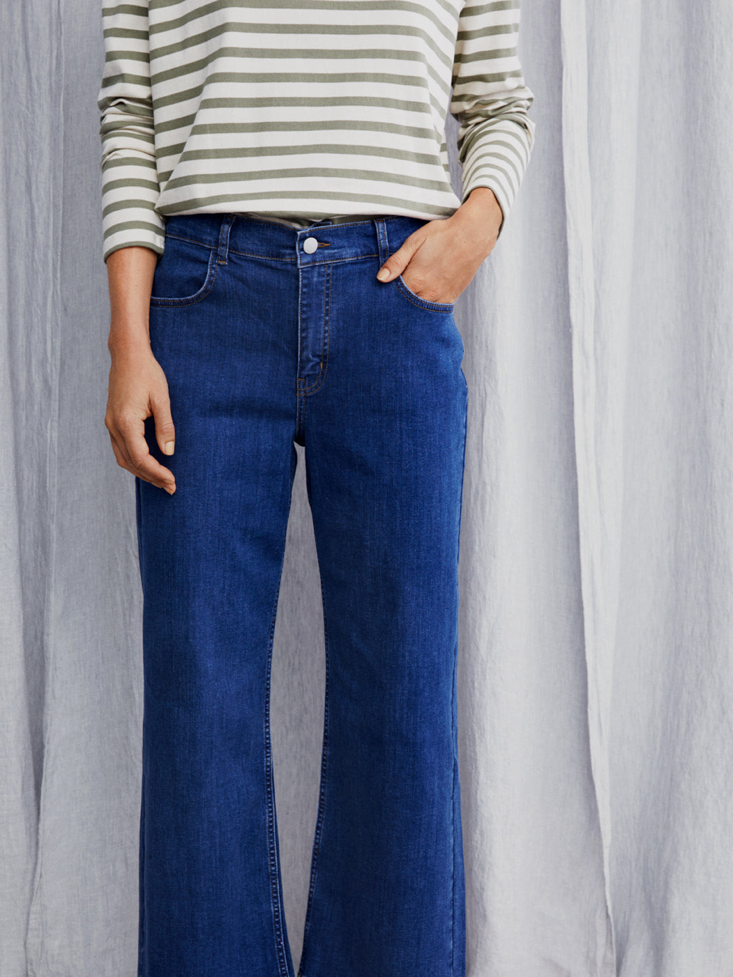 1008925 Pantalon MaPom - Bleu Jean