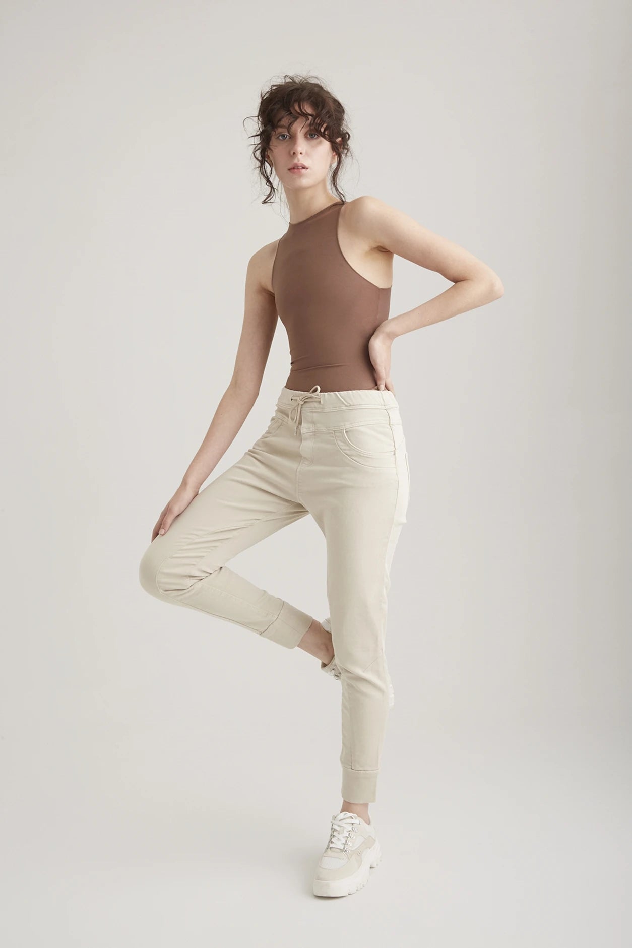 Pantalon Mila - Sable - Entrejambe 27" L01