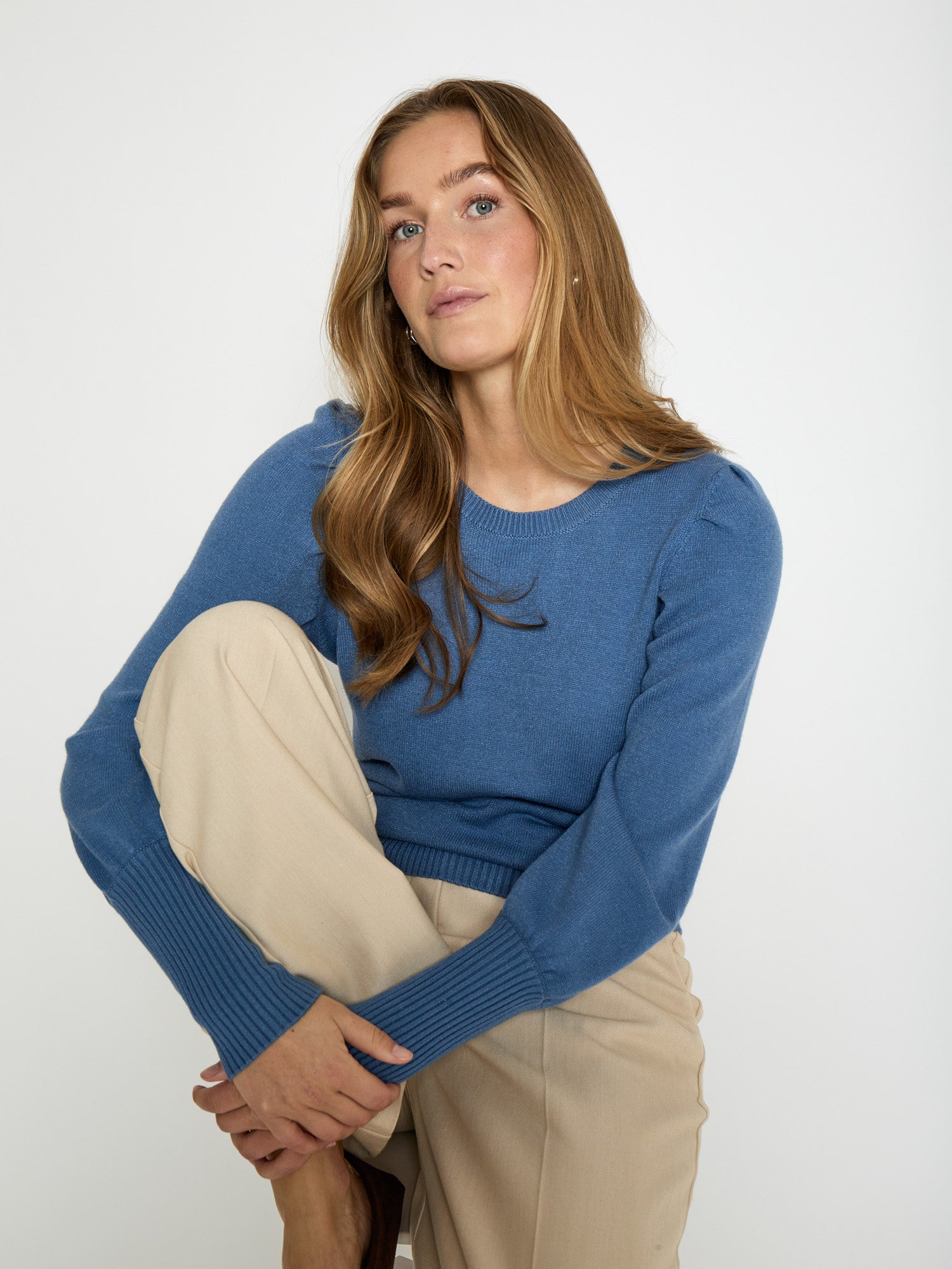 PC6258 Anissa Pullover - Blue Riverside