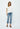 PC6912 Jean court en denim Fione - Denim bleu