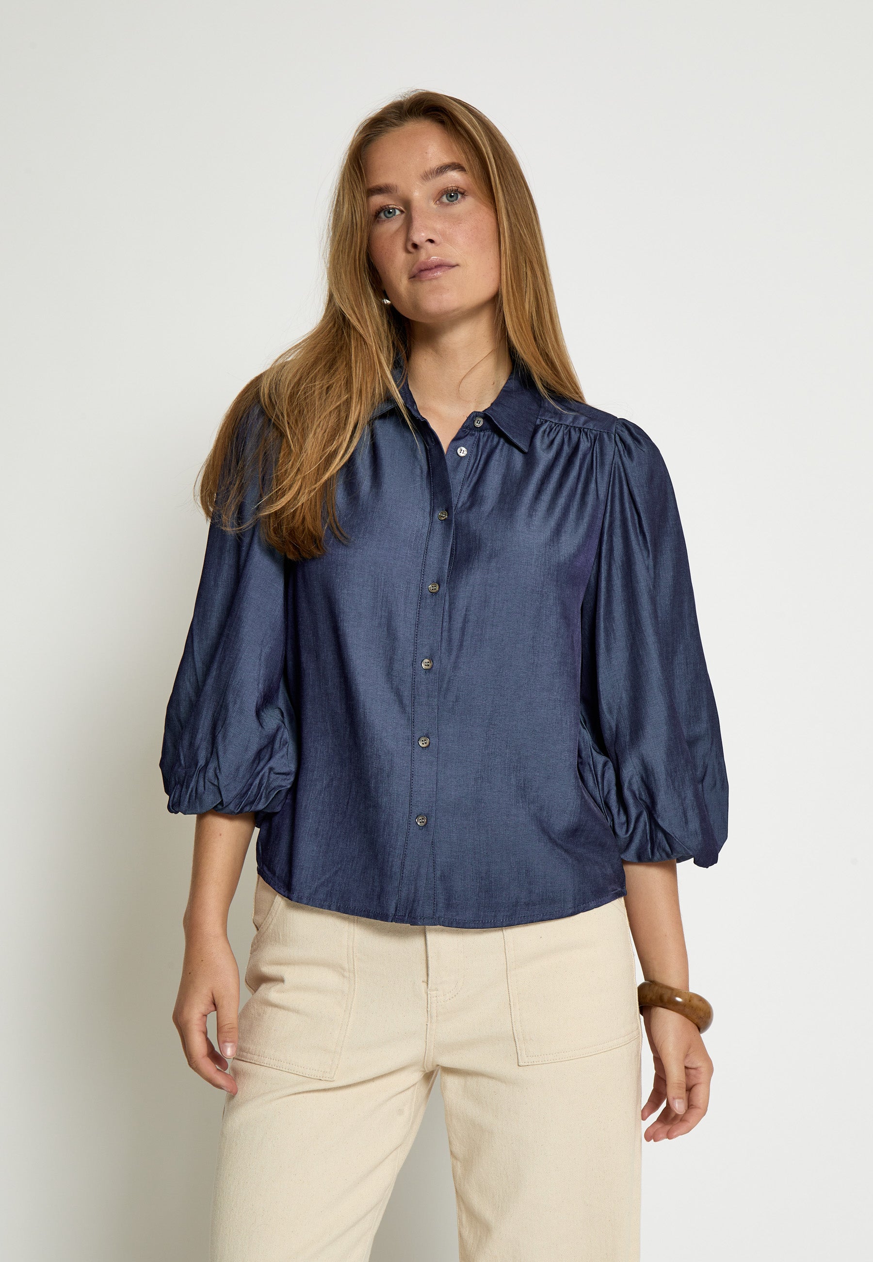 PC8377 Bea Shirt - Denim Blue