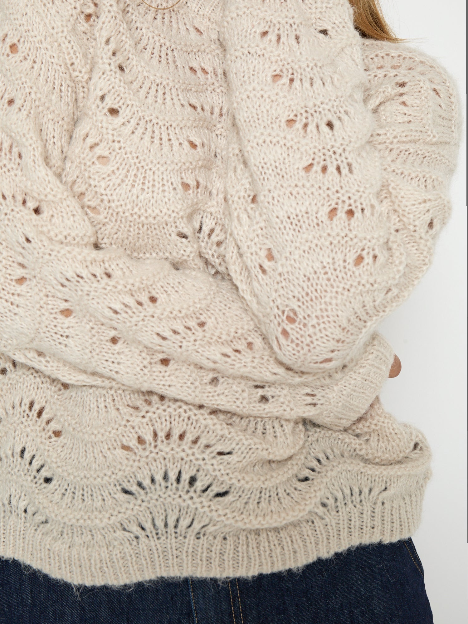 PC8444 Jody GRS Knit Pullover - Fog Sand