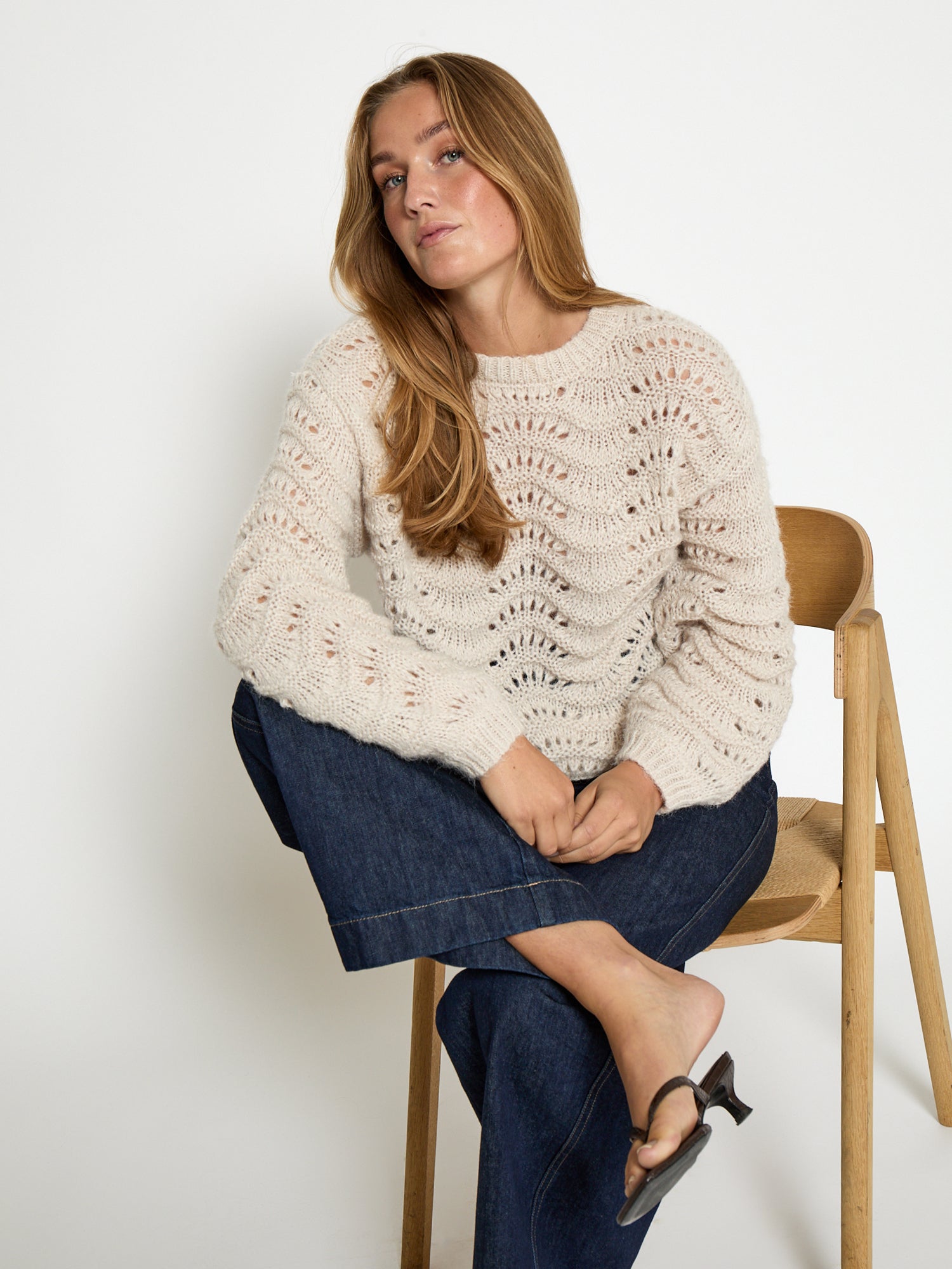 PC8444 Jody GRS Knit Pullover - Fog Sand