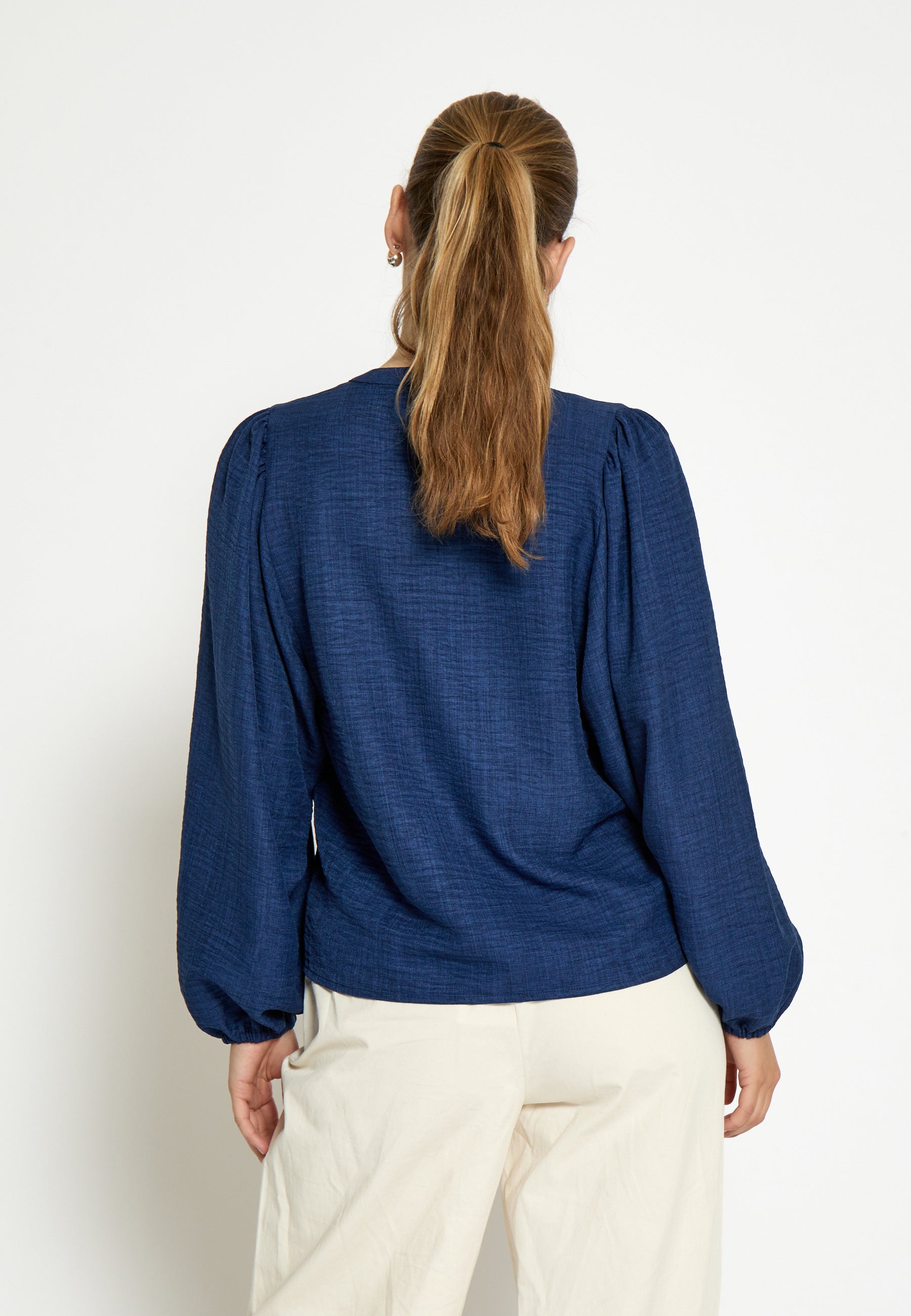 PC8492 Kaitlyn Blouse - Black Iris Melange