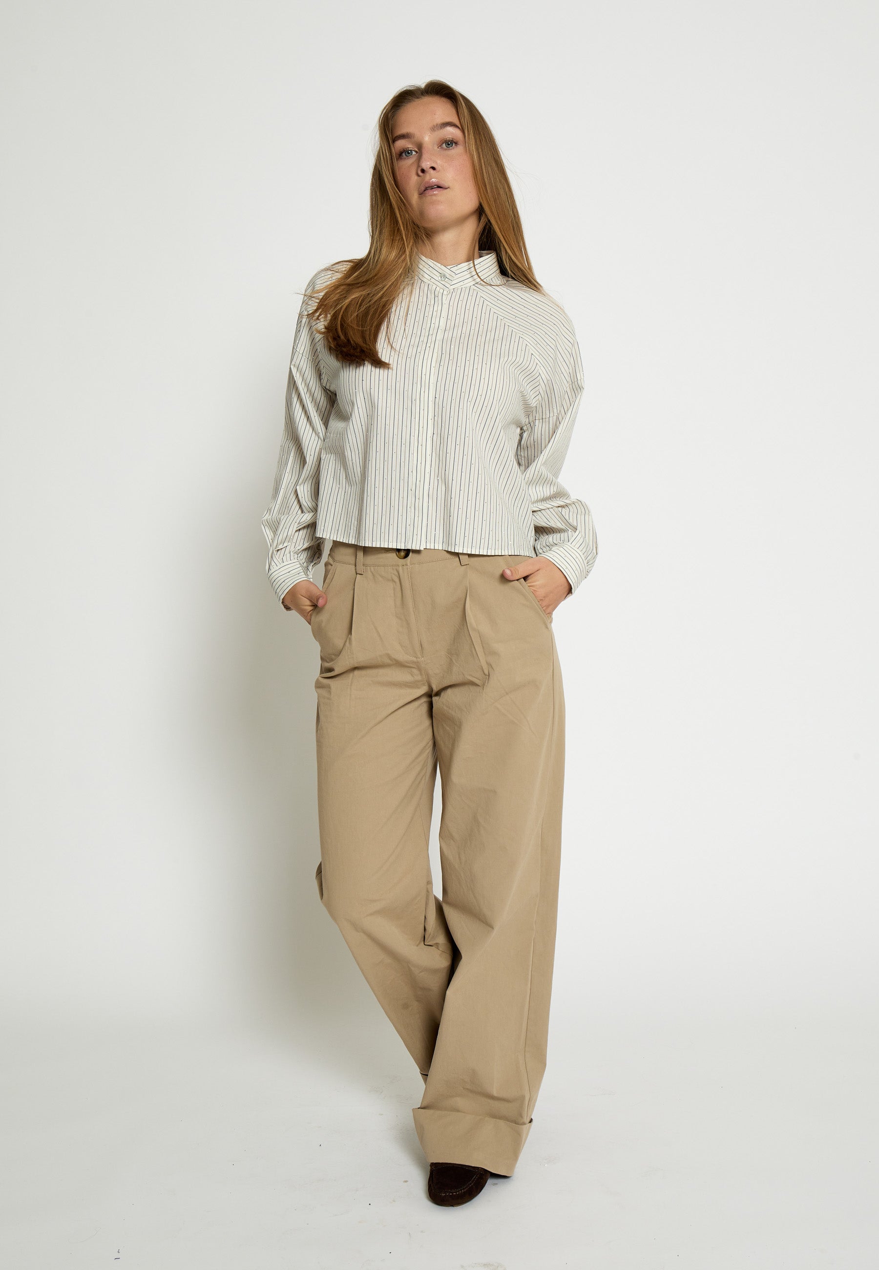 PC8503 Kamari Shirt - Whitecap Stripe