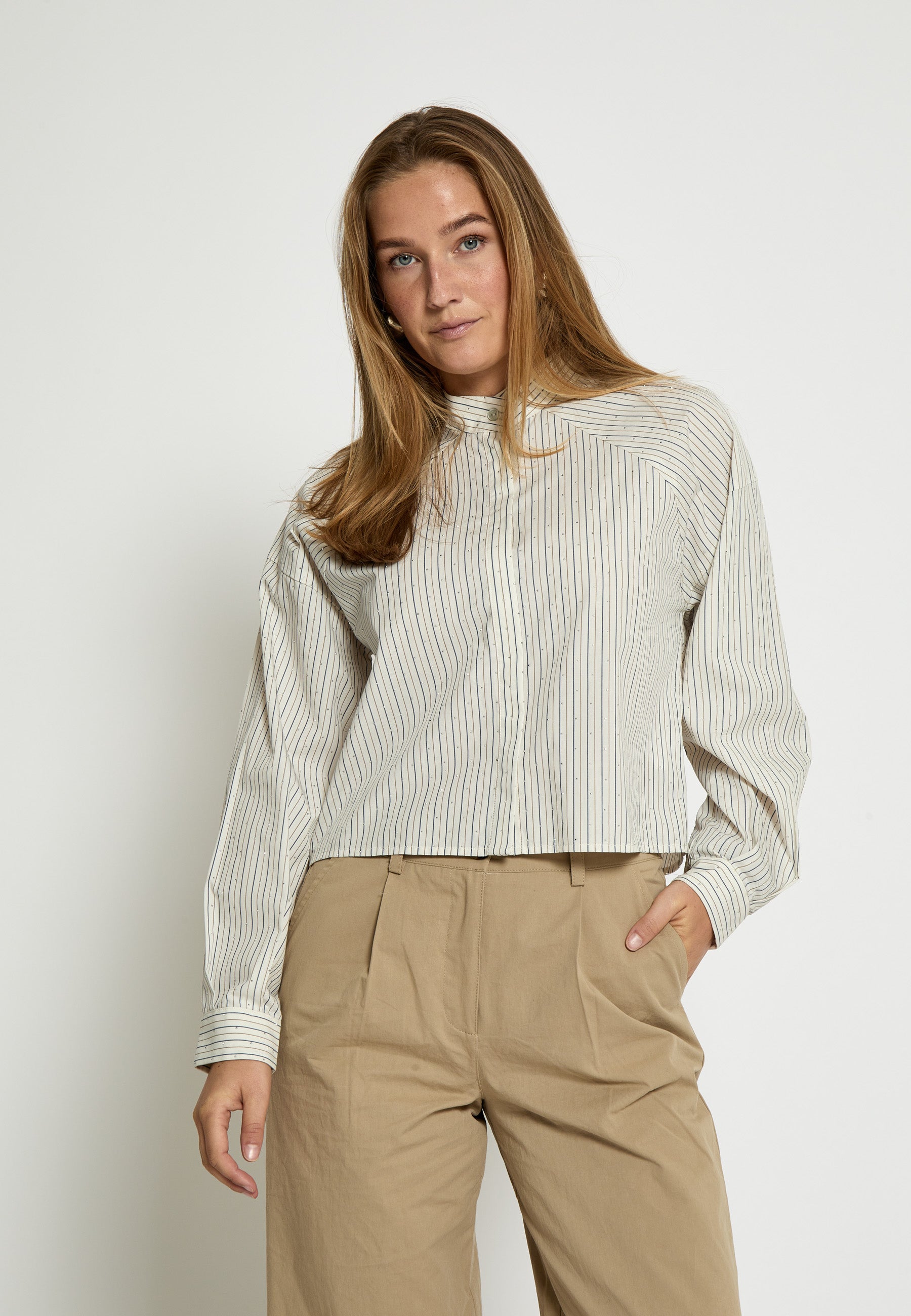 PC8503 Kamari Shirt - Whitecap Stripe