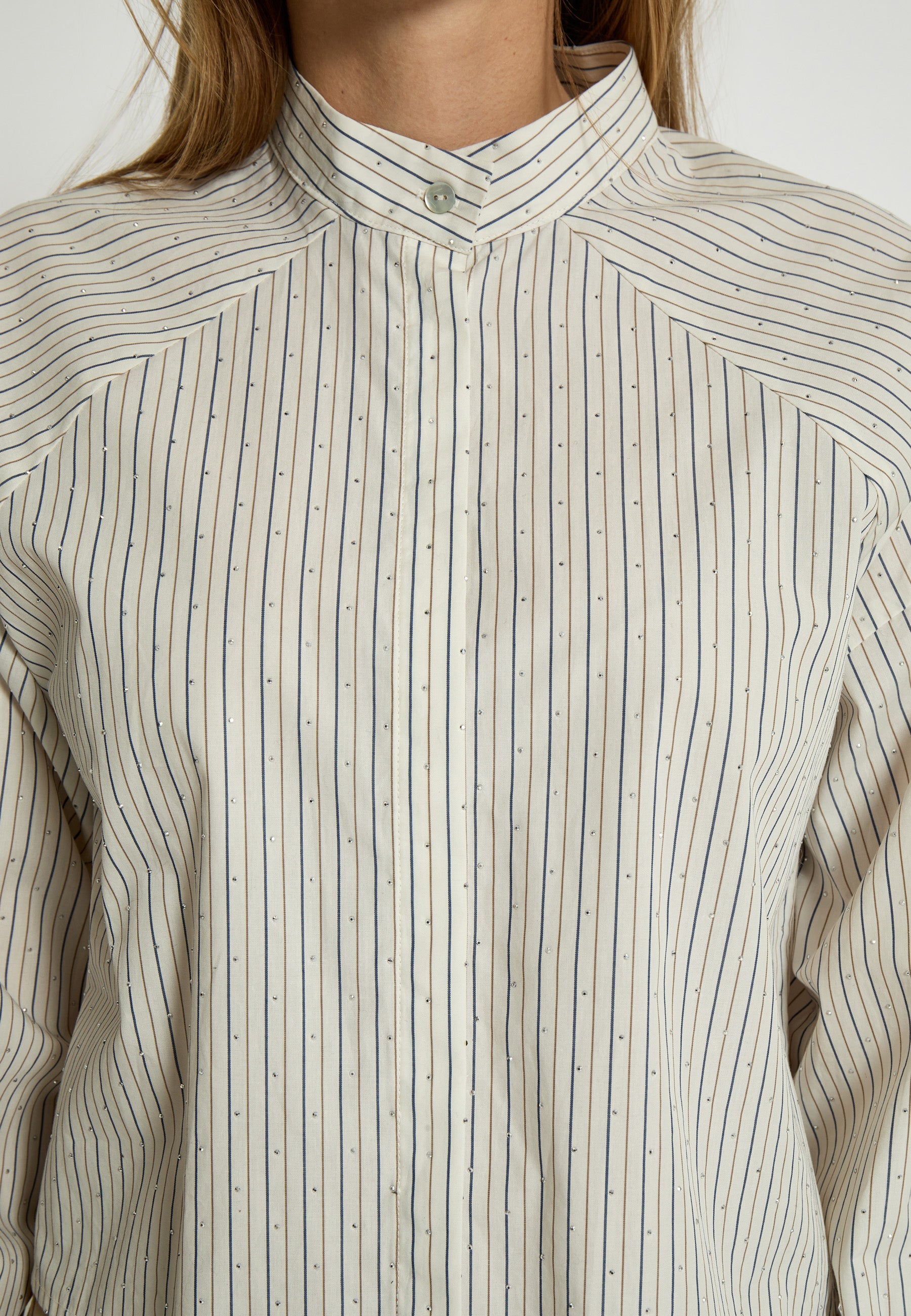 PC8503 Kamari Shirt - Whitecap Stripe