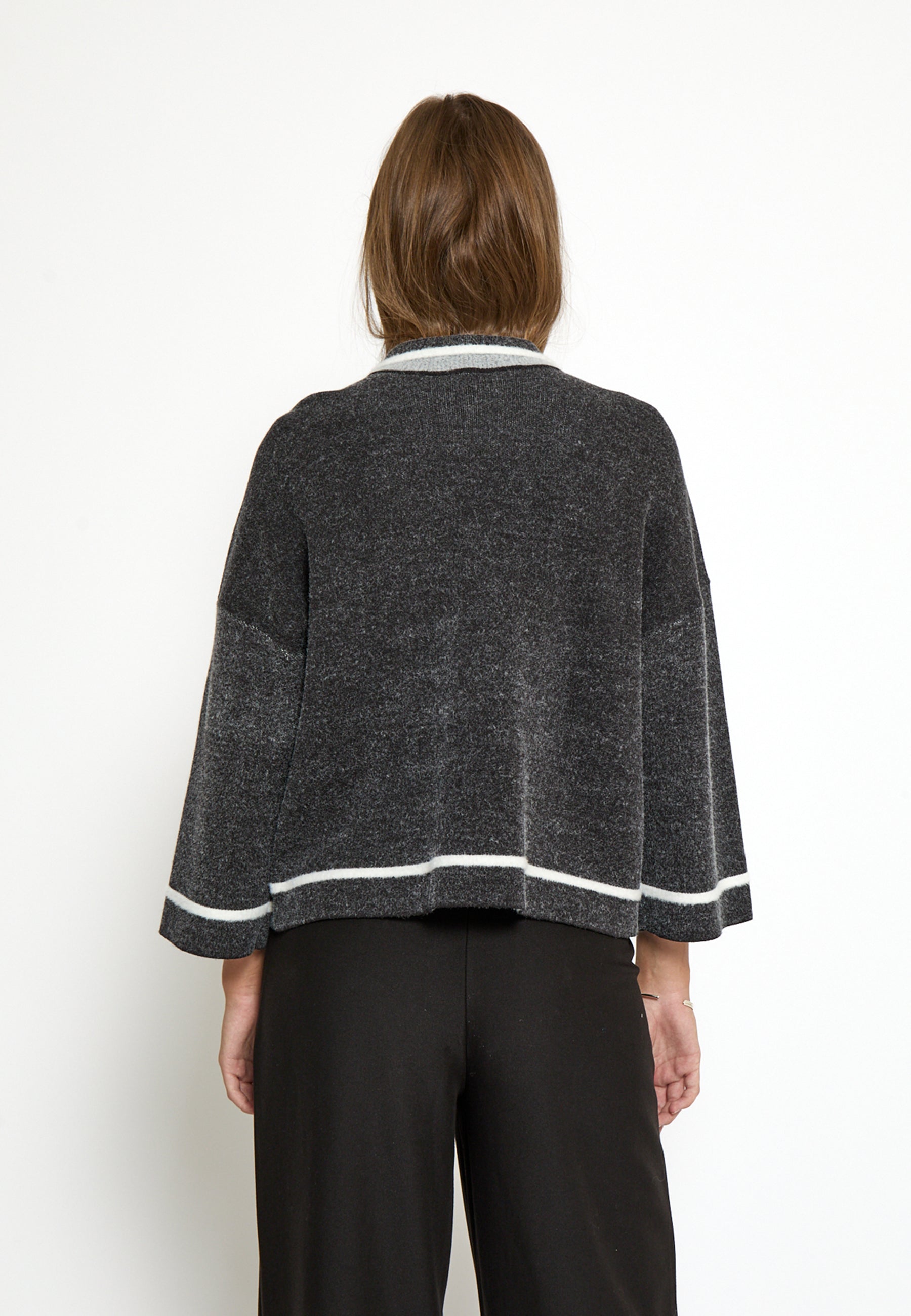 PC8568 KYLIE KNIT CARDIGAN - BLACK