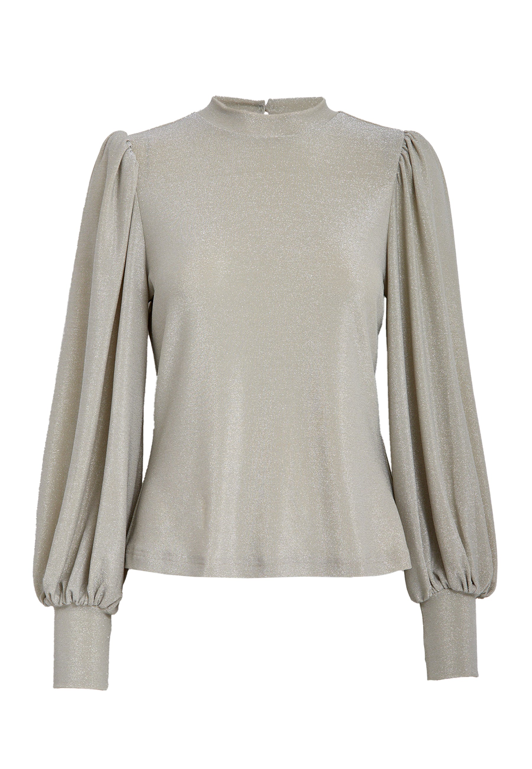 PC8585 Lucina Blouse - Fog Sand Metallic