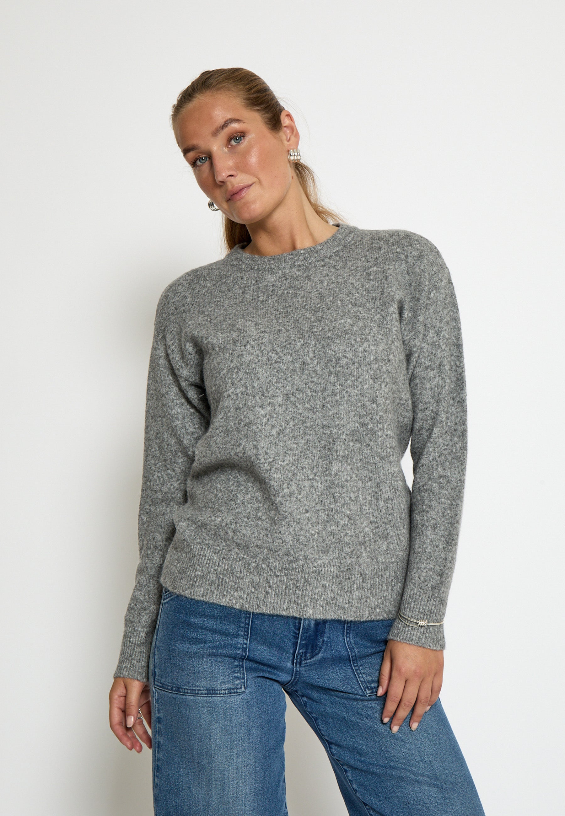 PC8600 Kate GRS RWS Pullover - Steel Grey Melange