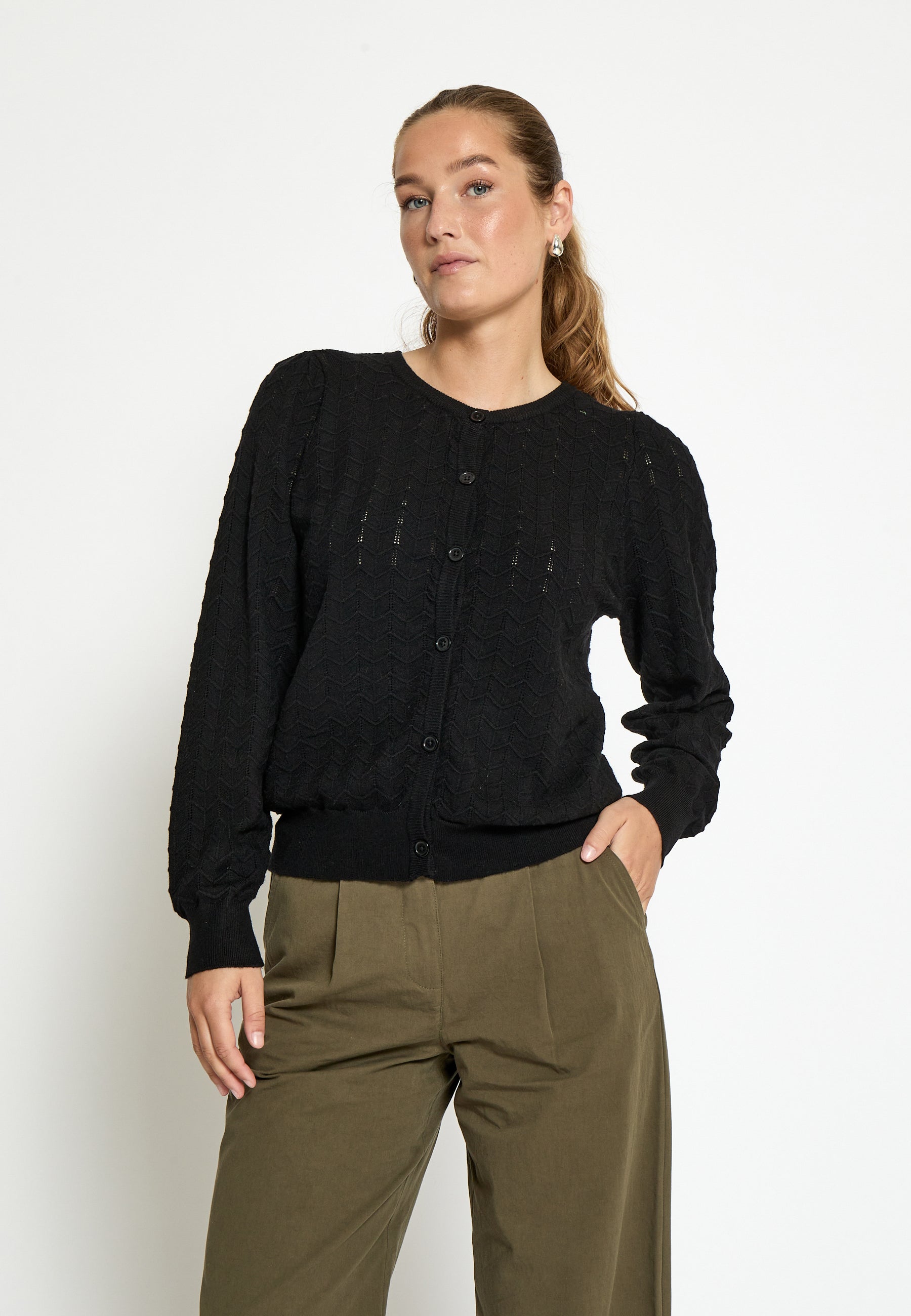 PC8603 Cardigan Rosy - Noir