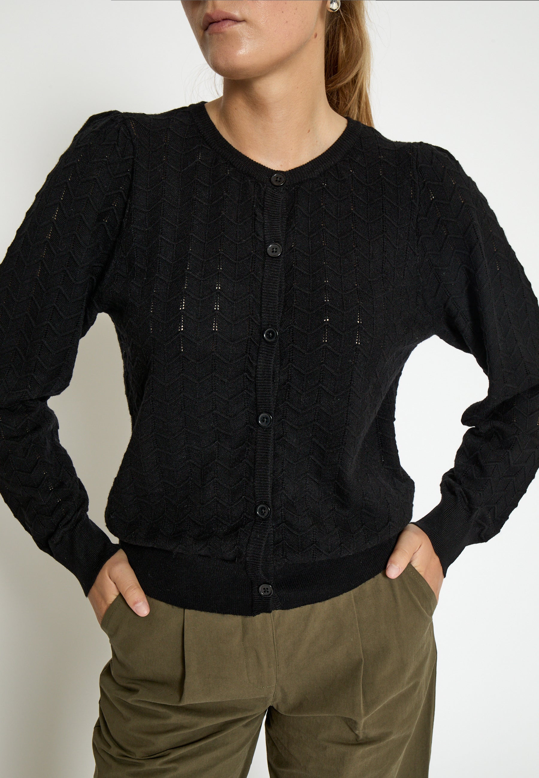 PC8603 Cardigan Rosy - Noir