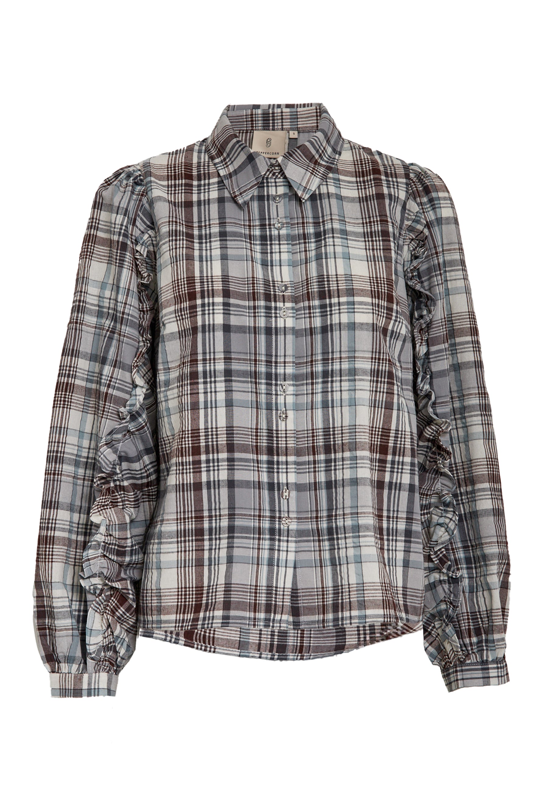 PC8674 Luna Shirt - Steel Grey Check