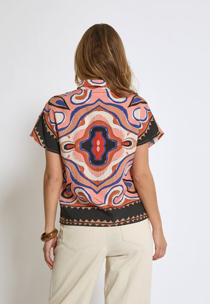 PC8306 Hanny Shirt - Strawberry Print