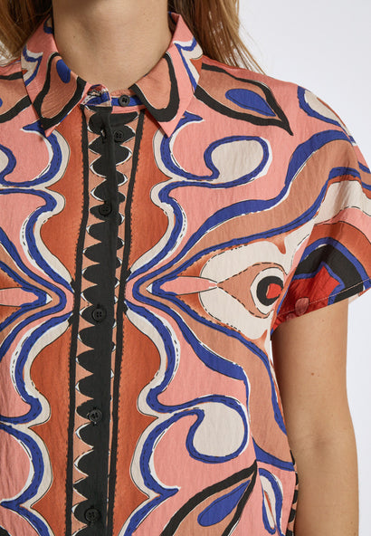 PC8306 Hanny Shirt - Strawberry Print
