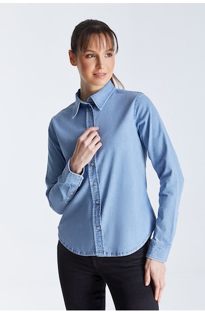 Chemise en jean Scarlett - Bleu clair